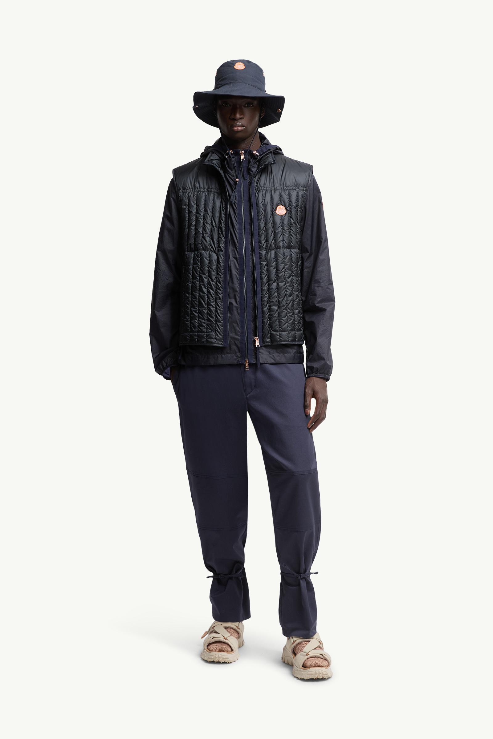 Moncler Moncler X Gilga Farm By Donald Glover Cotton Gabardine Pants Navy Blue Navy Blue