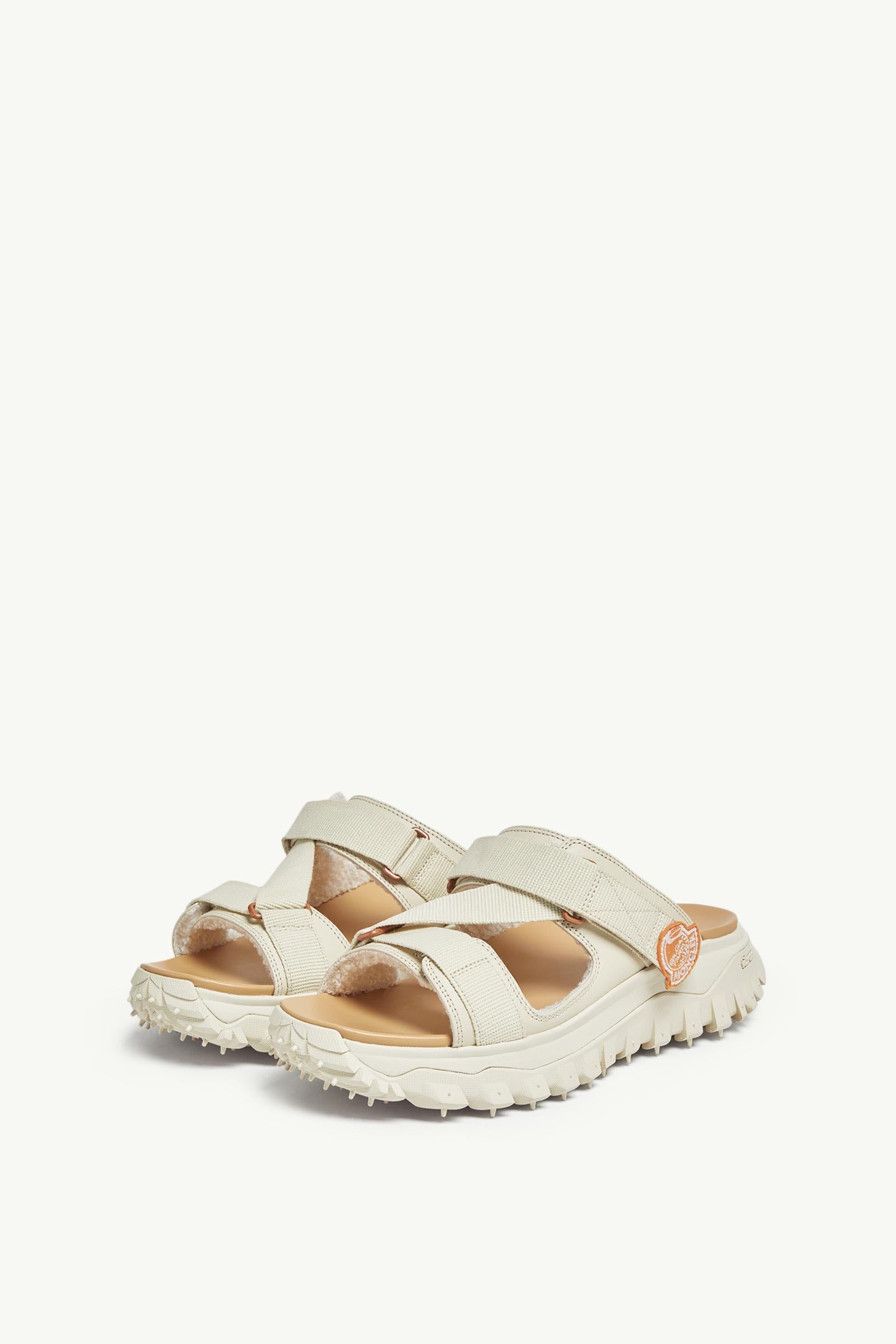 Moncler Moncler x Gilga Farm by Donald Glover Trailgrip Vela Leather Sandals White