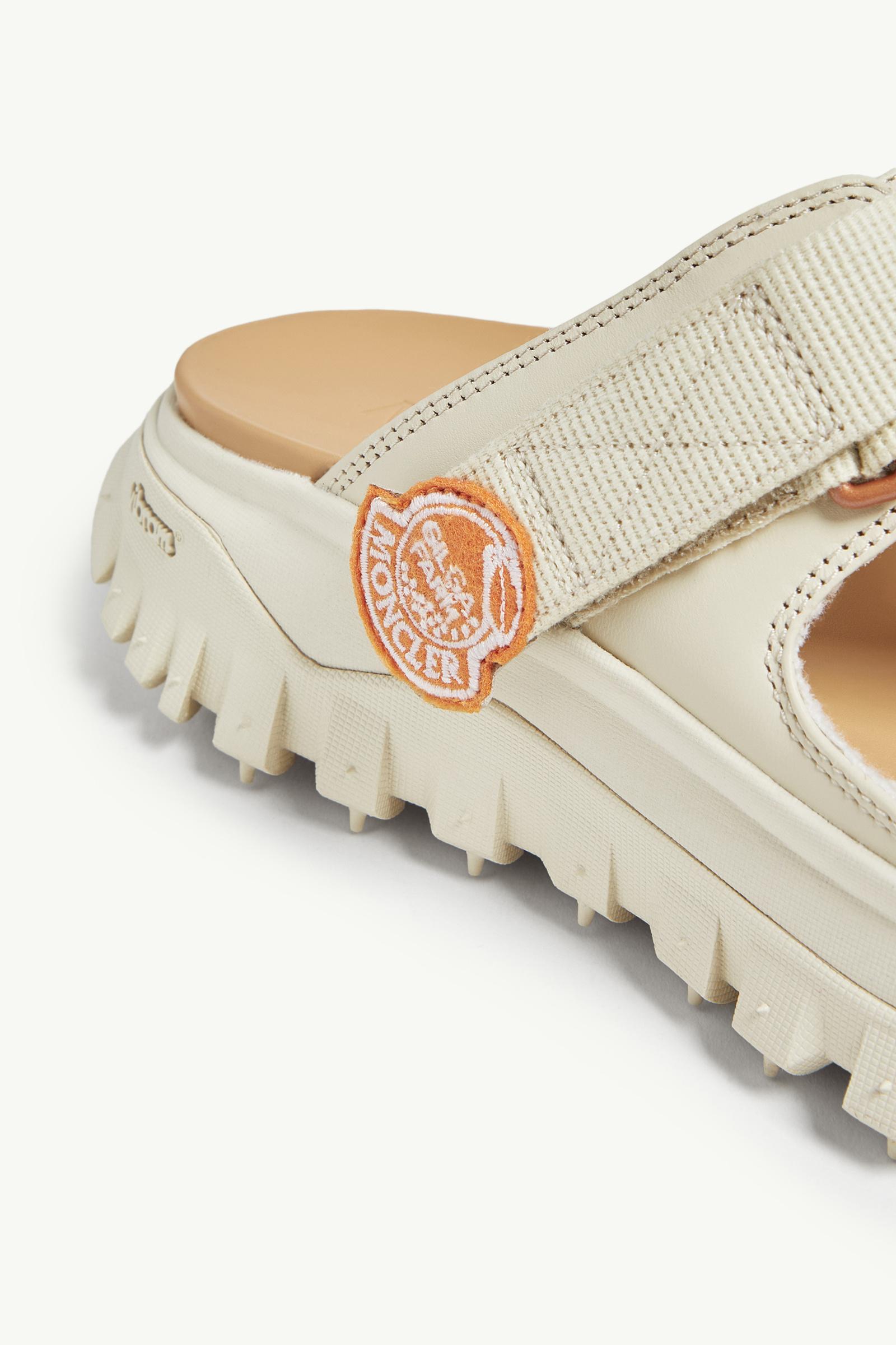 Moncler Moncler x Gilga Farm by Donald Glover Trailgrip Vela Leather Sandals White