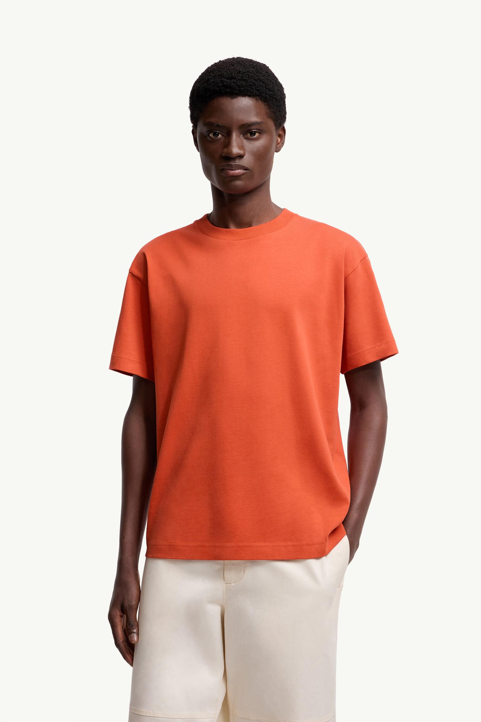 Moncler Moncler X Gilga Farm By Donald Glover Cotton T-Shirt Orange Orange