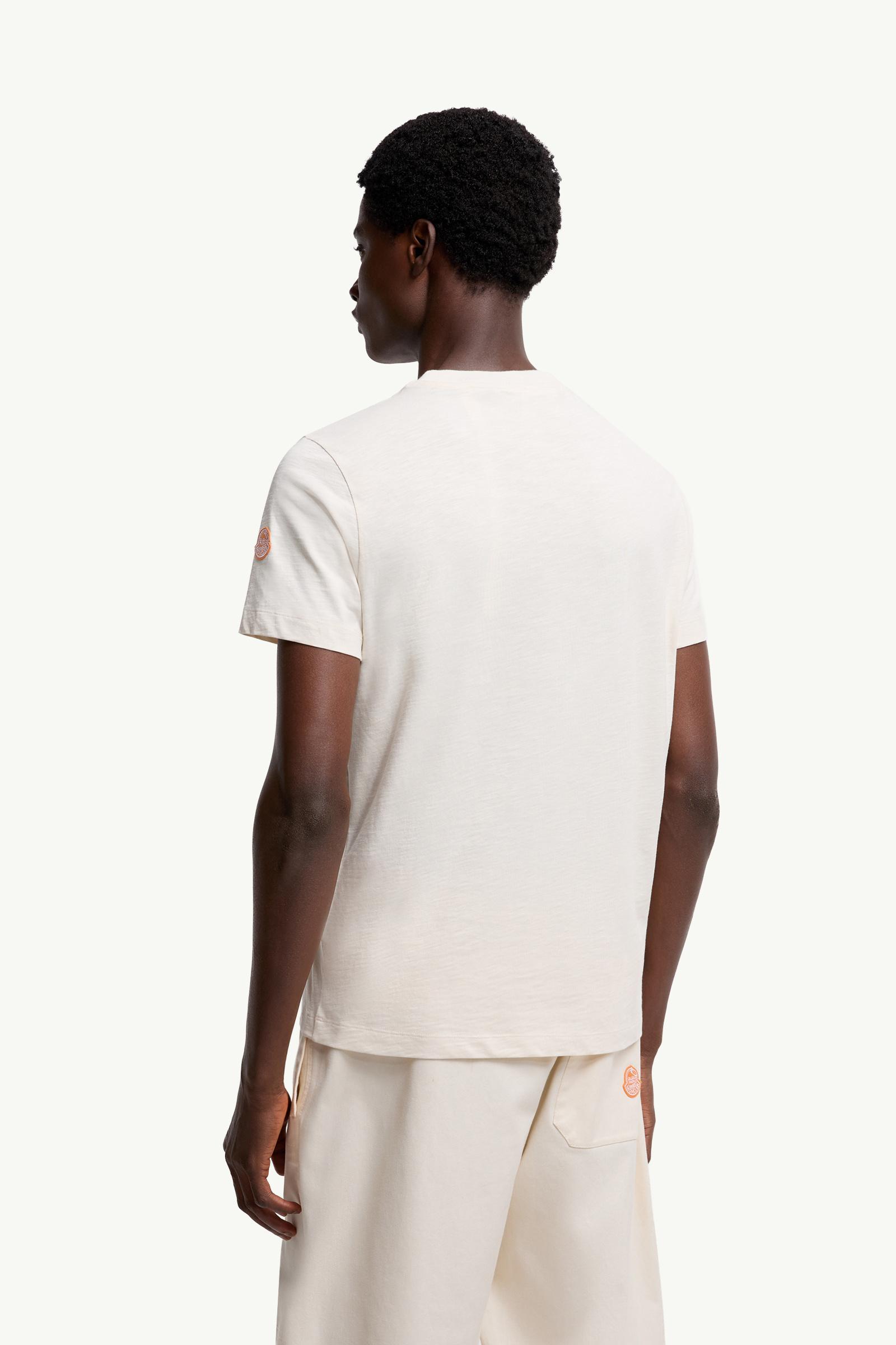 Moncler Moncler X Gilga Farm By Donald Glover Cotton T-Shirt White Ivory White Ivory