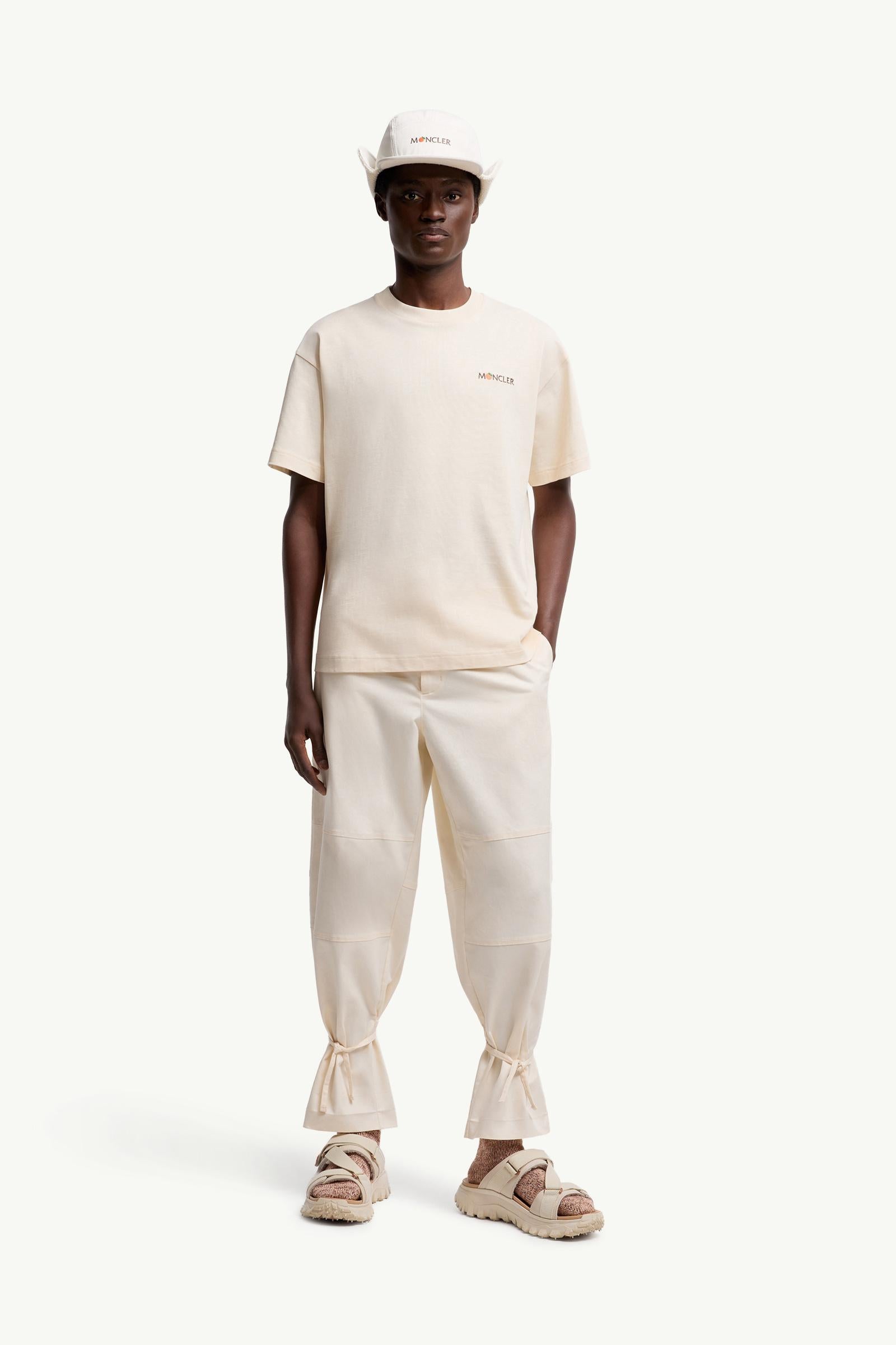Moncler Moncler X Gilga Farm By Donald Glover Cotton T-Shirt White Ivory White Ivory
