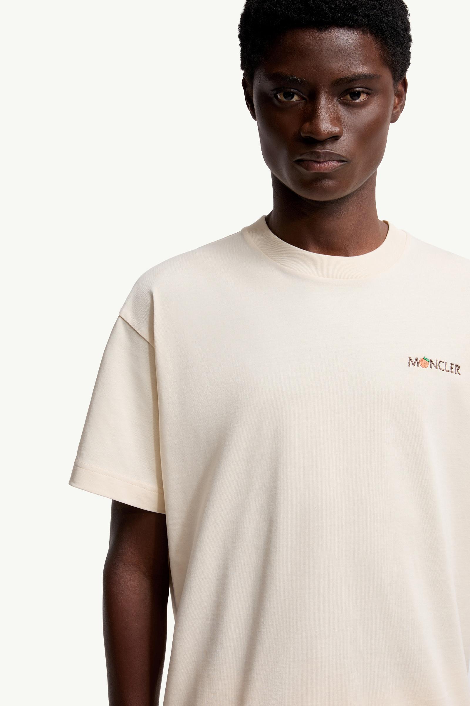 Moncler Moncler X Gilga Farm By Donald Glover Cotton T-Shirt White Ivory White Ivory