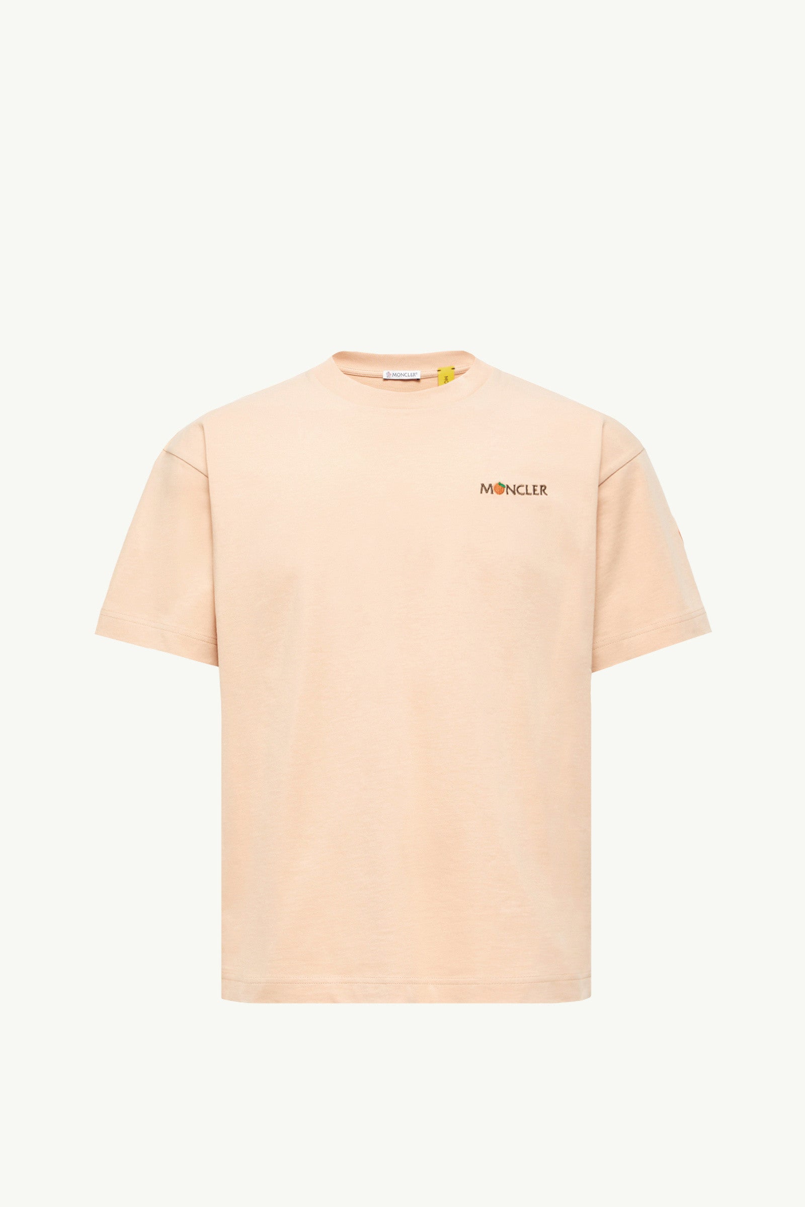 Moncler Moncler X Gilga Farm By Donald Glover Cotton T-Shirt Peach Pink Peach Pink