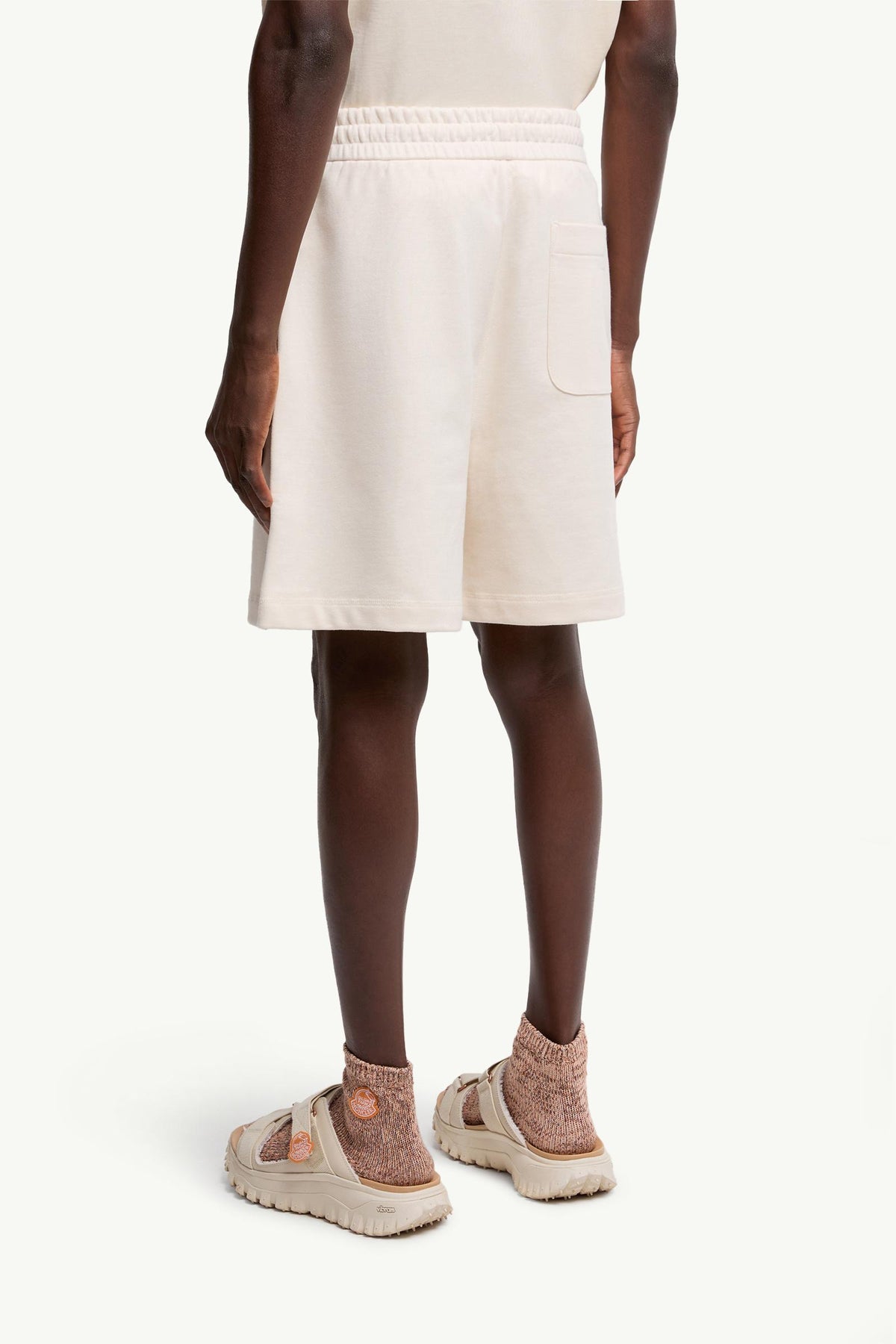Moncler Moncler X Gilga Farm By Donald Glover Cotton Shorts White Ivory White Ivory