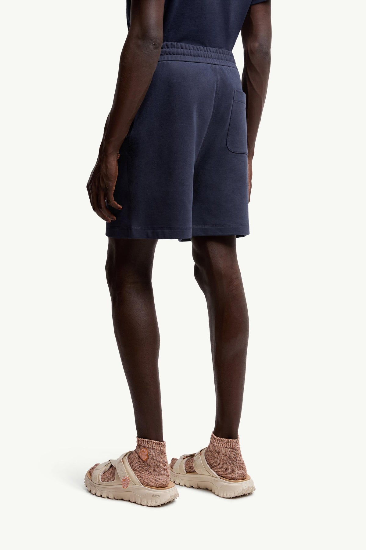 Moncler Moncler X Gilga Farm By Donald Glover Cotton Shorts Navy Blue Navy Blue