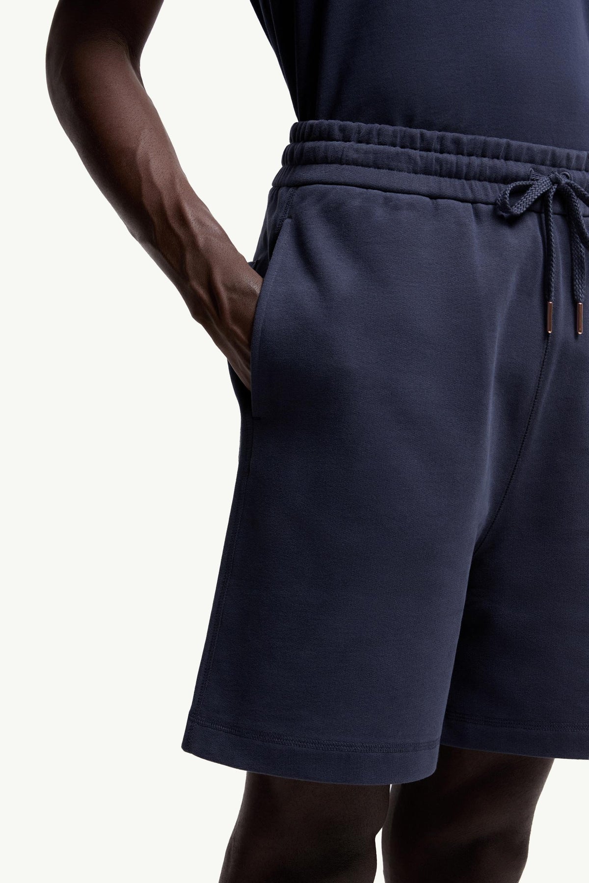 Moncler Moncler X Gilga Farm By Donald Glover Cotton Shorts Navy Blue Navy Blue