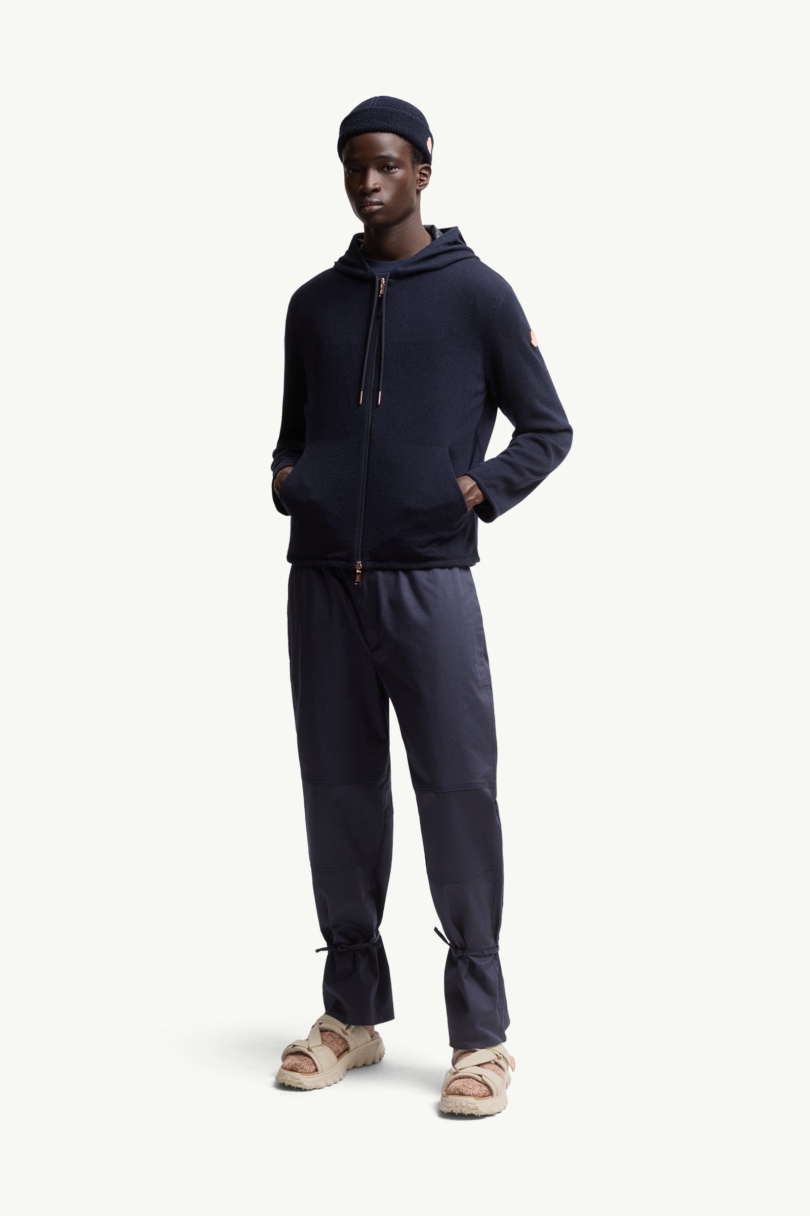 Moncler Moncler X Gilga Farm By Donald Glover Reversible Hoodie Navy Blue Navy Blue