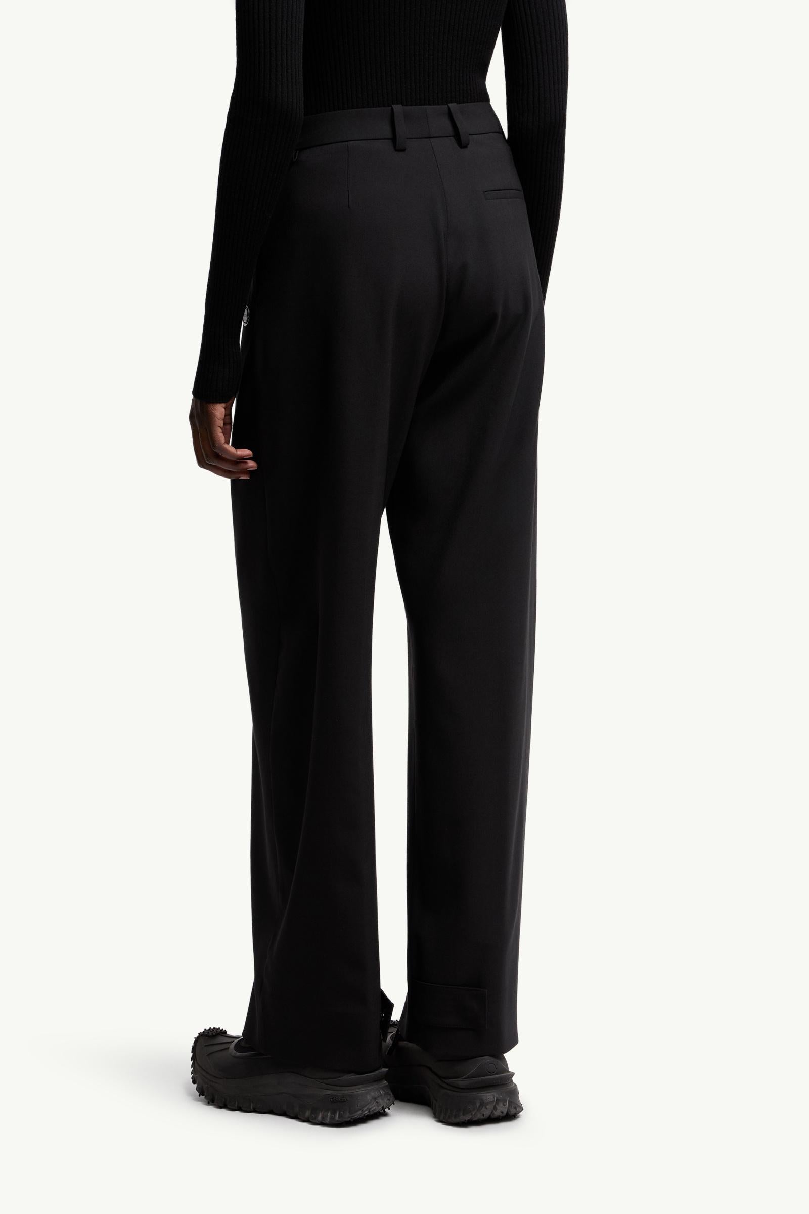 Moncler Moncler X Ee72 By Edward Enninful Wool Pants Black Black
