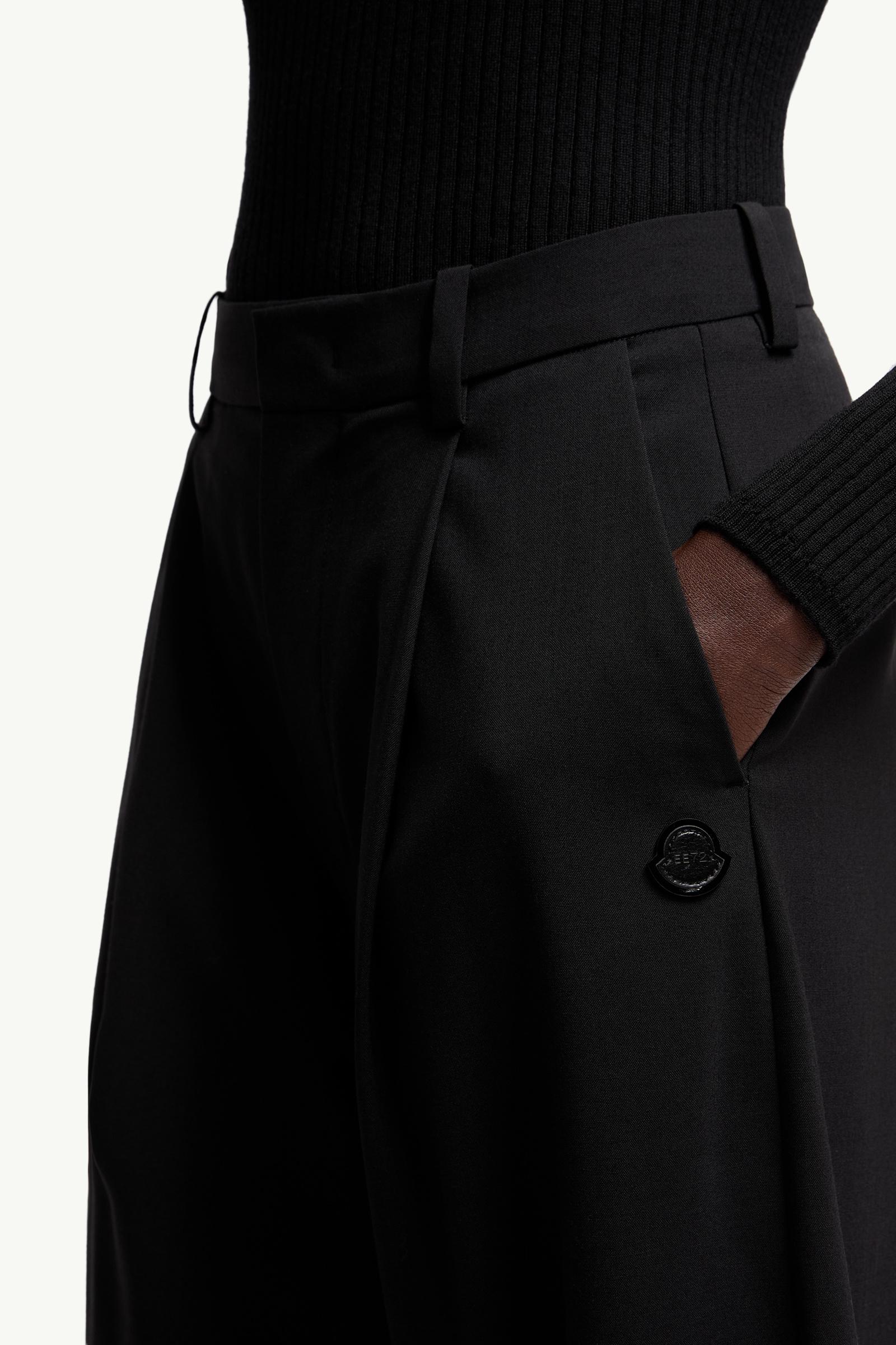 Moncler Moncler X Ee72 By Edward Enninful Wool Pants Black Black