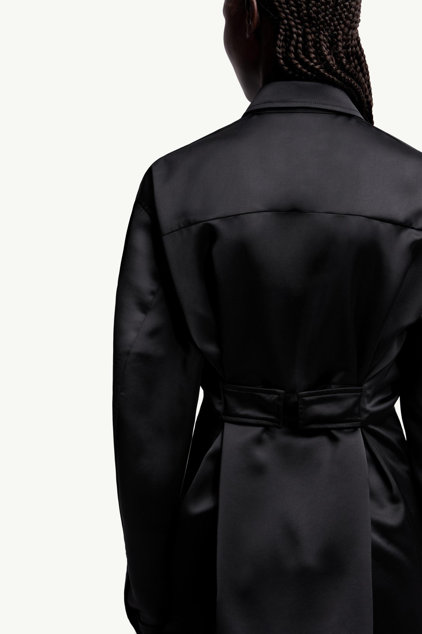 Moncler Moncler X Ee72 By Edward Enninful Satin Shirt Black Black