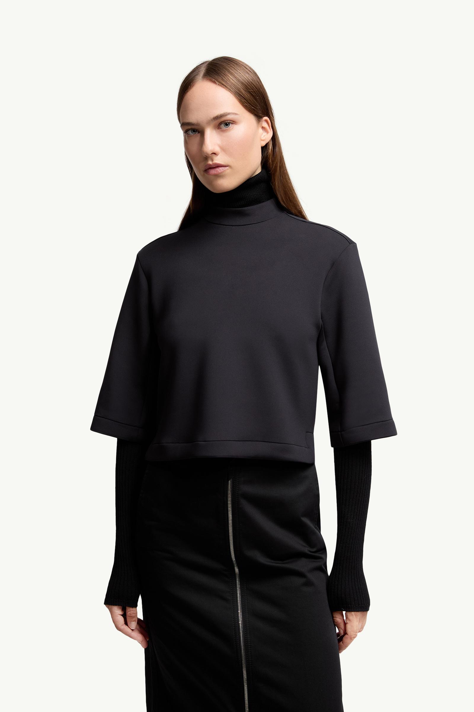 Moncler Moncler X Ee72 By Edward Enninful Neoprene T-Shirt Black Black