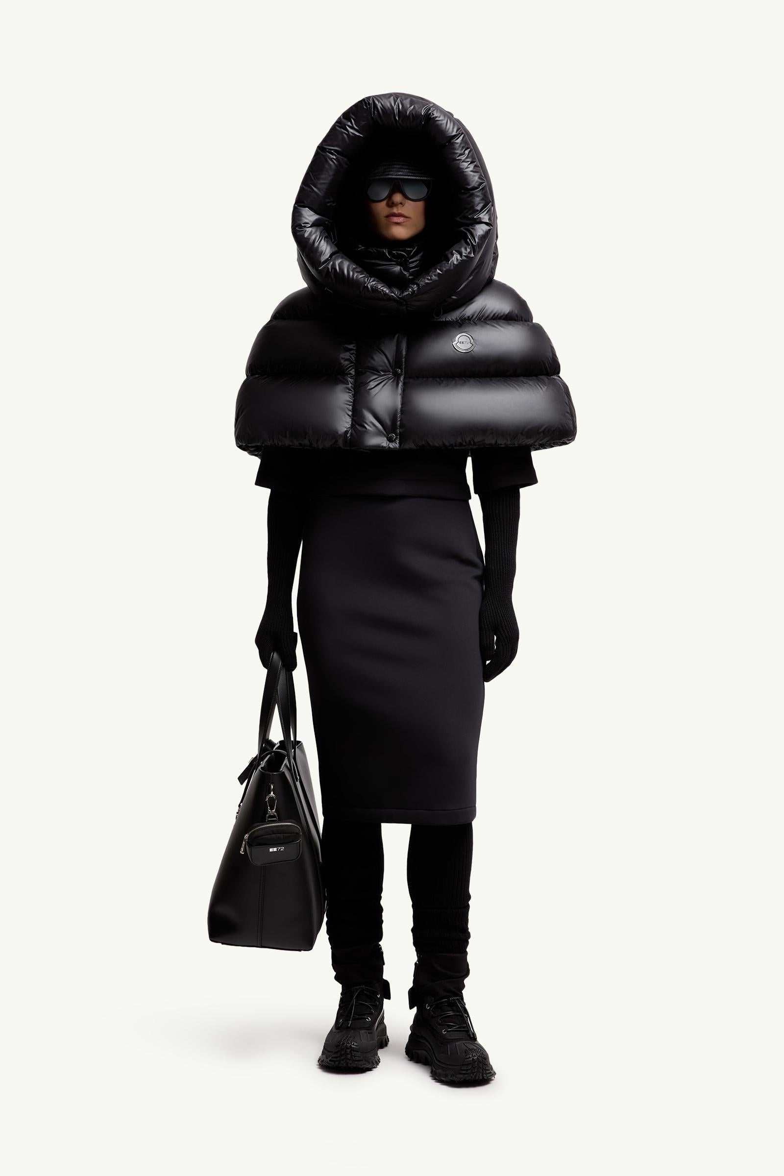 Moncler Moncler X Ee72 By Edward Enninful Neoprene Skirt Black Black