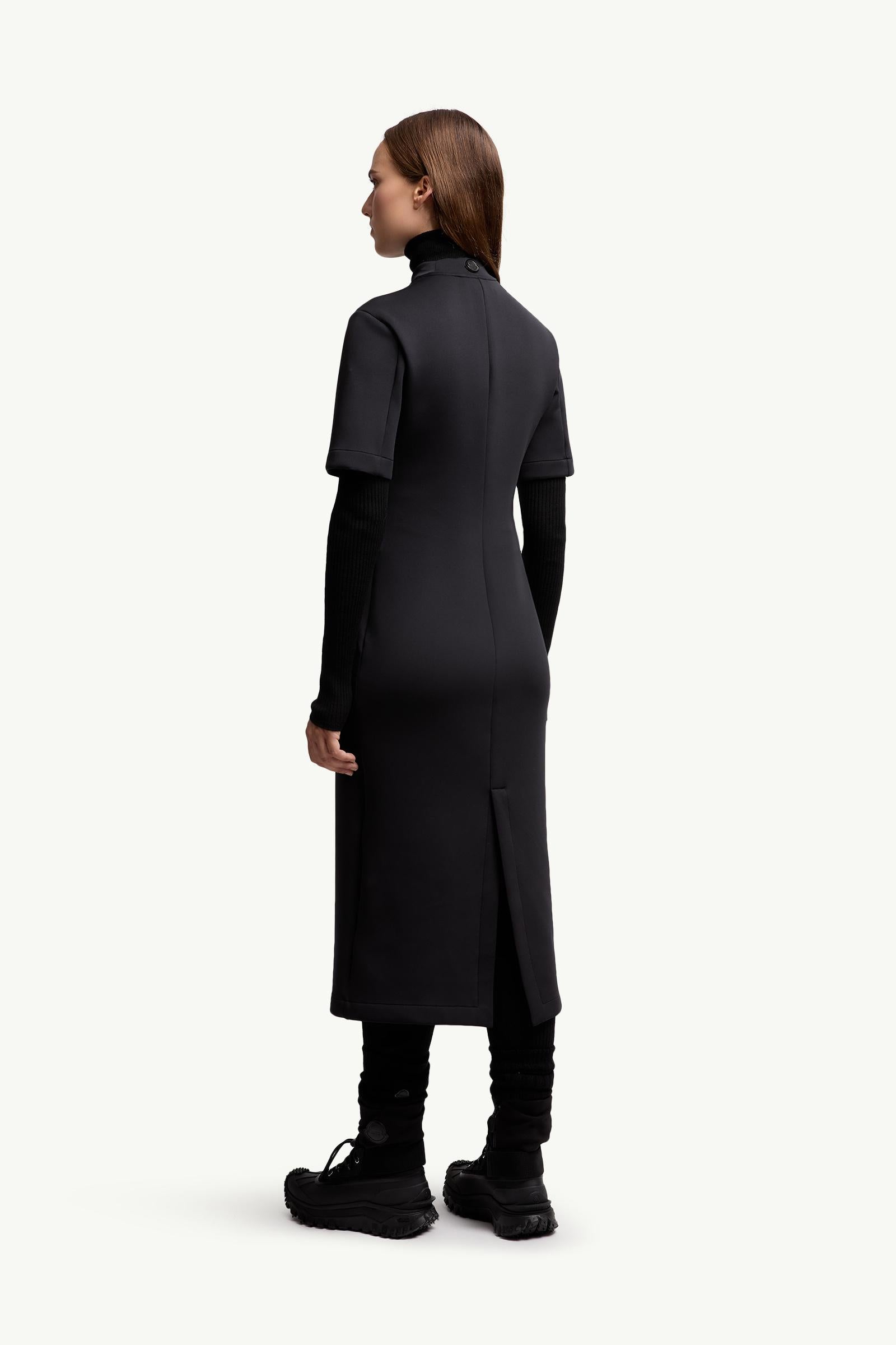 Moncler Moncler X Ee72 By Edward Enninful Midi Dress Black Black