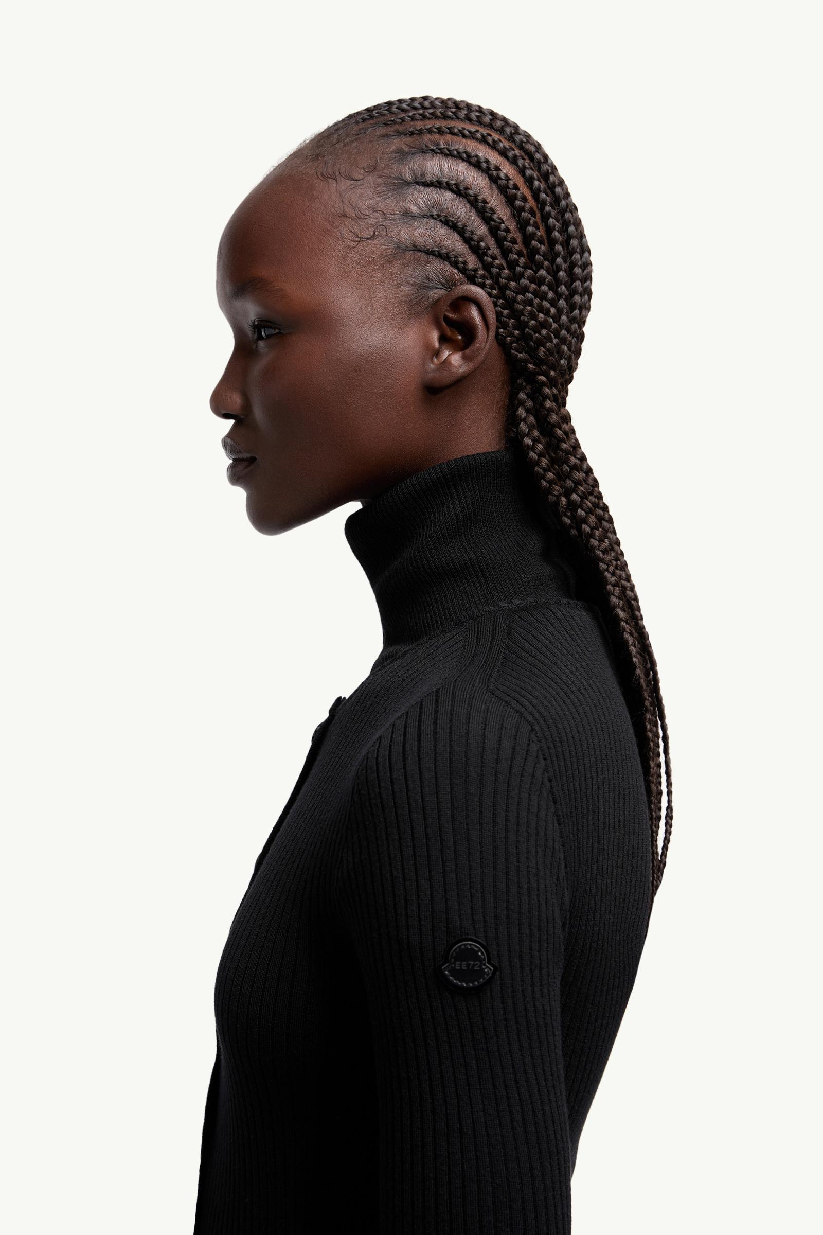 Moncler Moncler X Ee72 By Edward Enninful Wool Cardigan Black Black