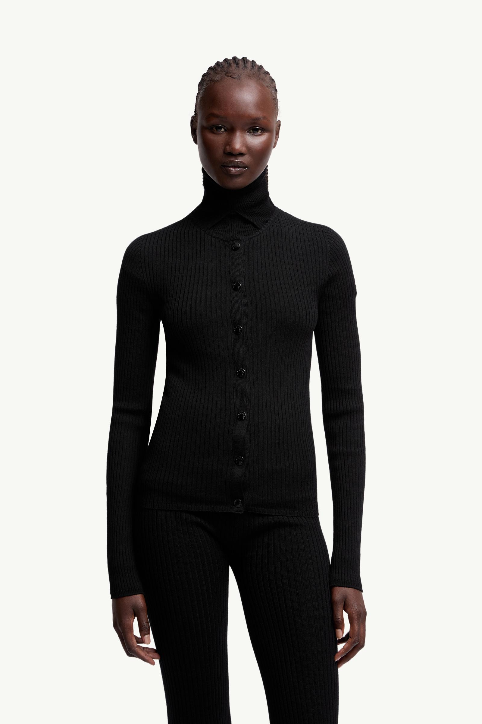Moncler Moncler X Ee72 By Edward Enninful Wool Cardigan Black Black