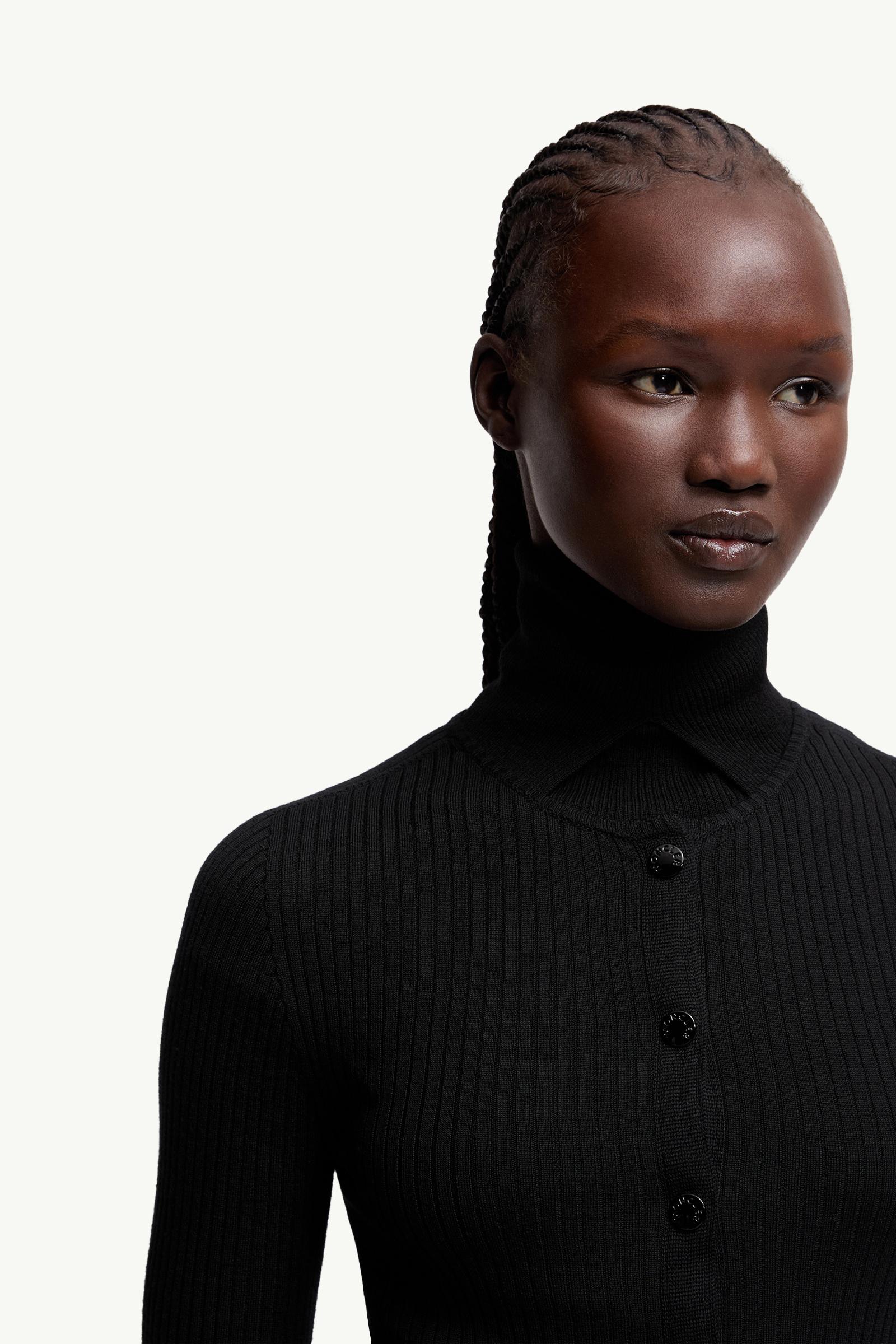 Moncler Moncler X Ee72 By Edward Enninful Wool Cardigan Black Black