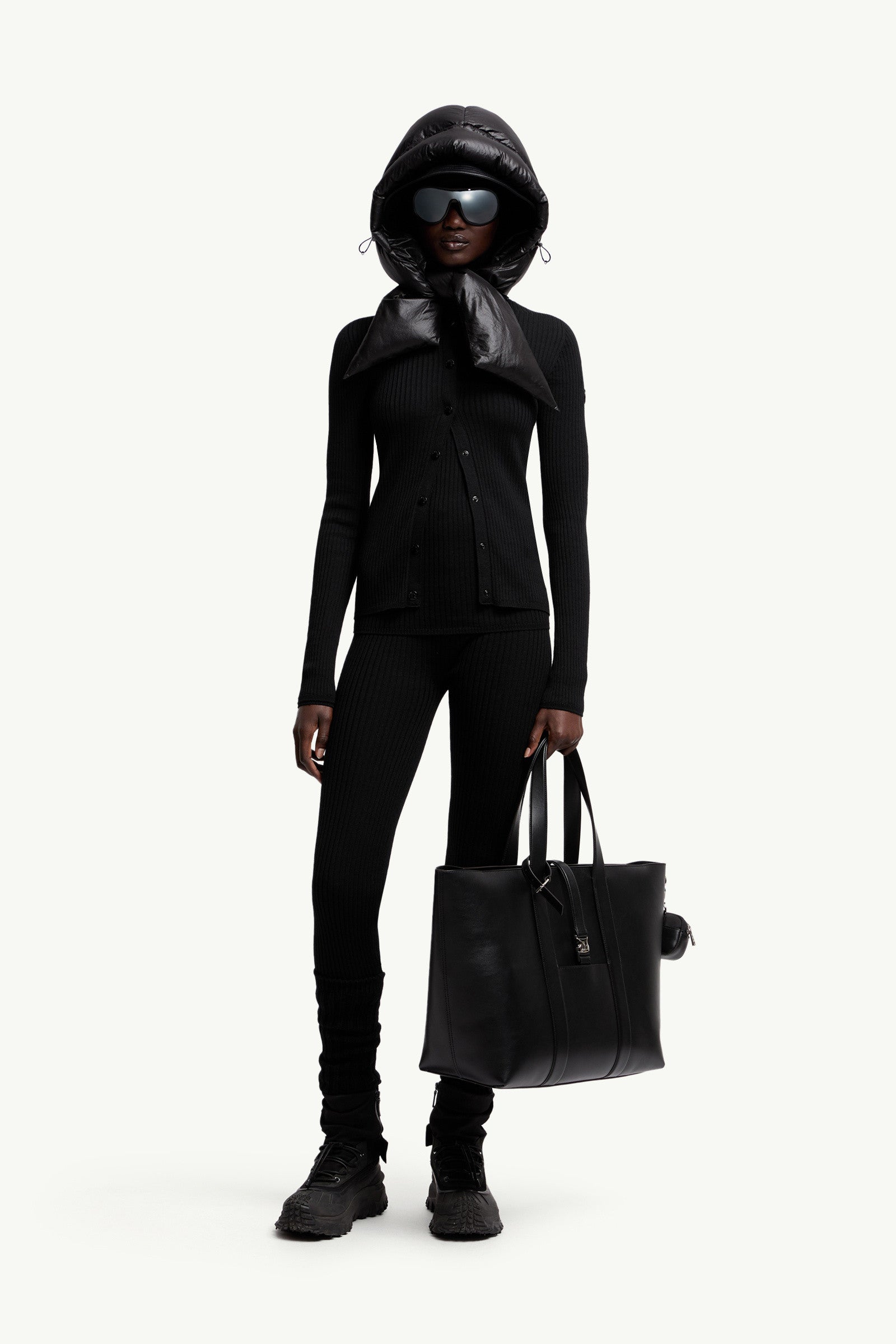 Moncler Moncler X Ee72 By Edward Enninful Wool Cardigan Black Black