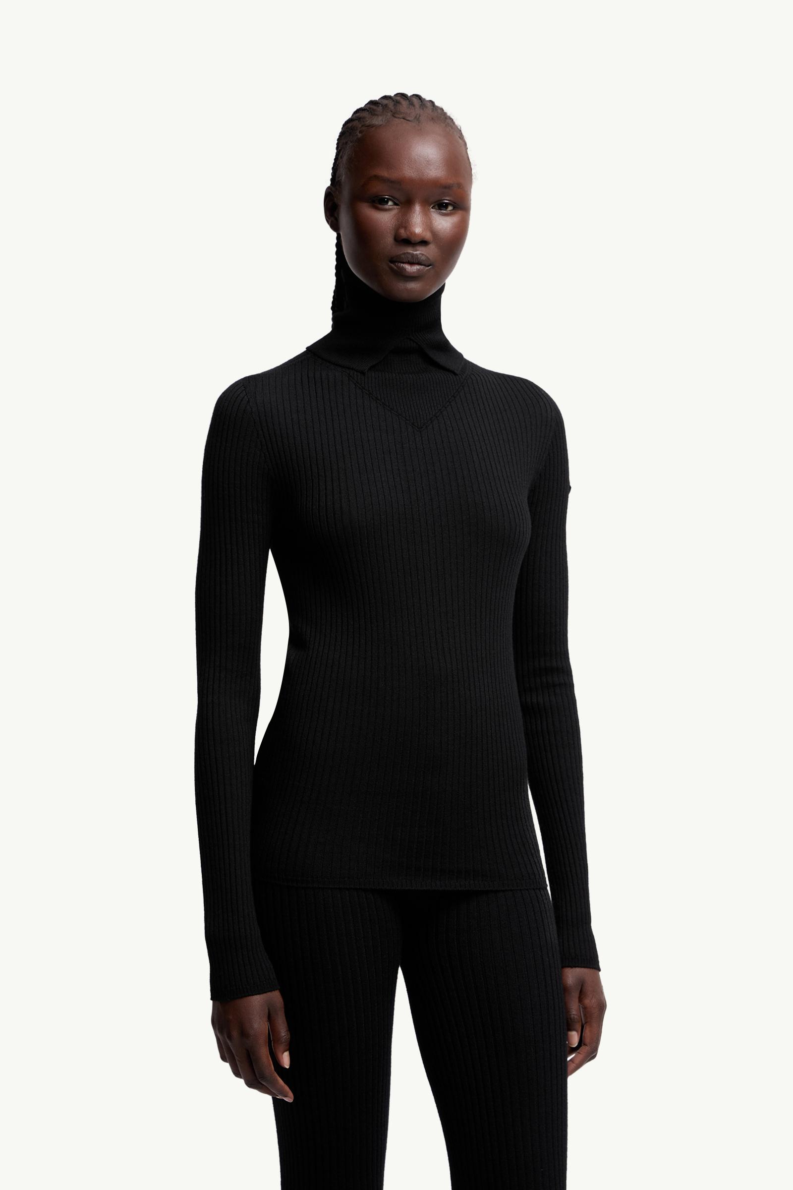 Moncler Moncler X Ee72 By Edward Enninful Wool Turtleneck Sweater Black Black