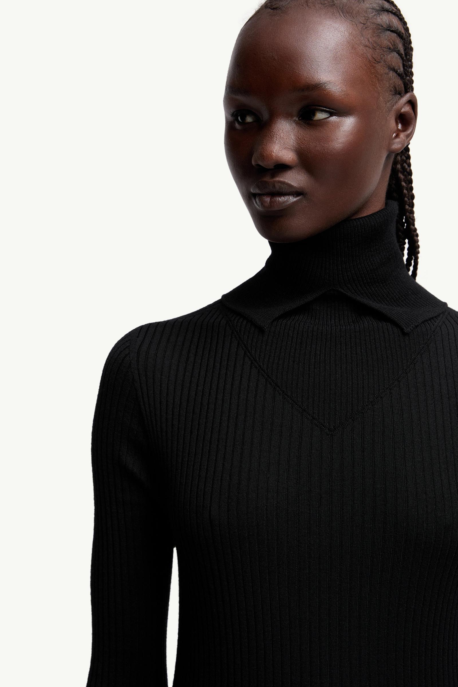 Moncler Moncler X Ee72 By Edward Enninful Wool Turtleneck Sweater Black Black
