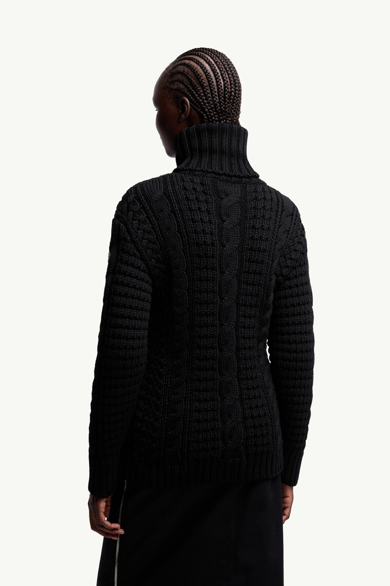 Moncler Moncler X Ee72 By Edward Enninful Wool Turtleneck Sweater Black Black