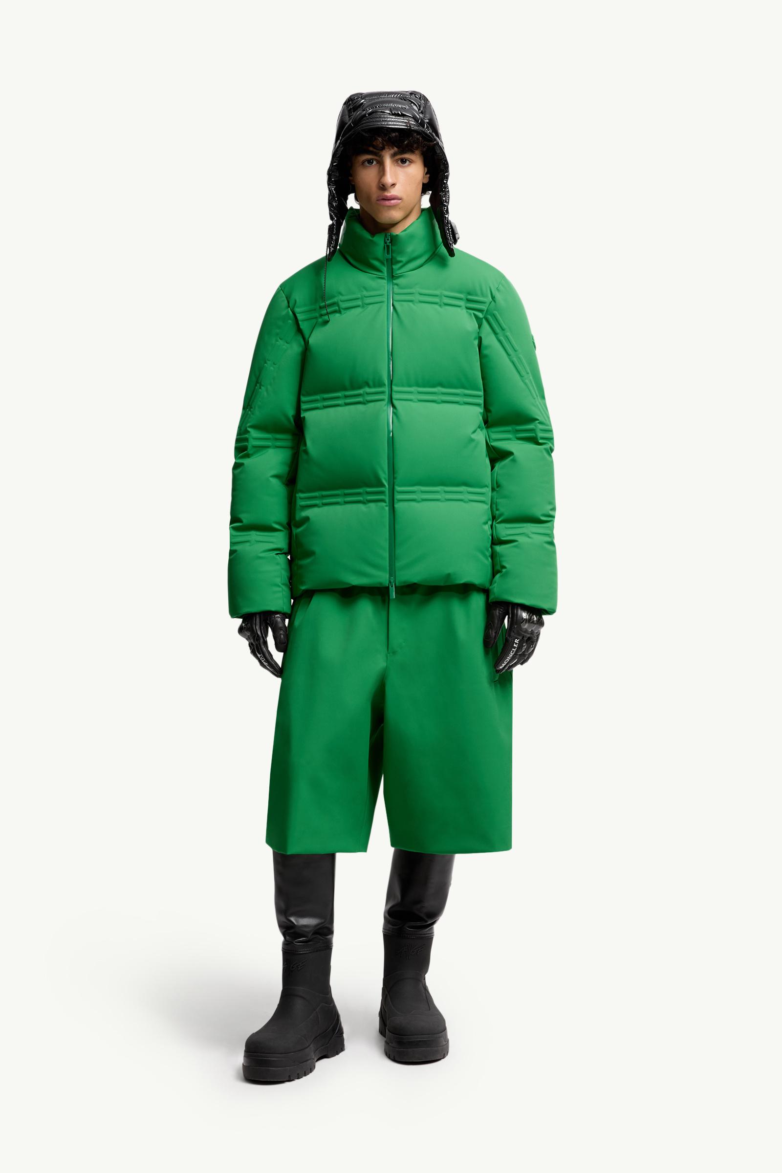 Moncler Moncler X A$Ap Rocky Logo Print Shorts Bright Green Bright Green