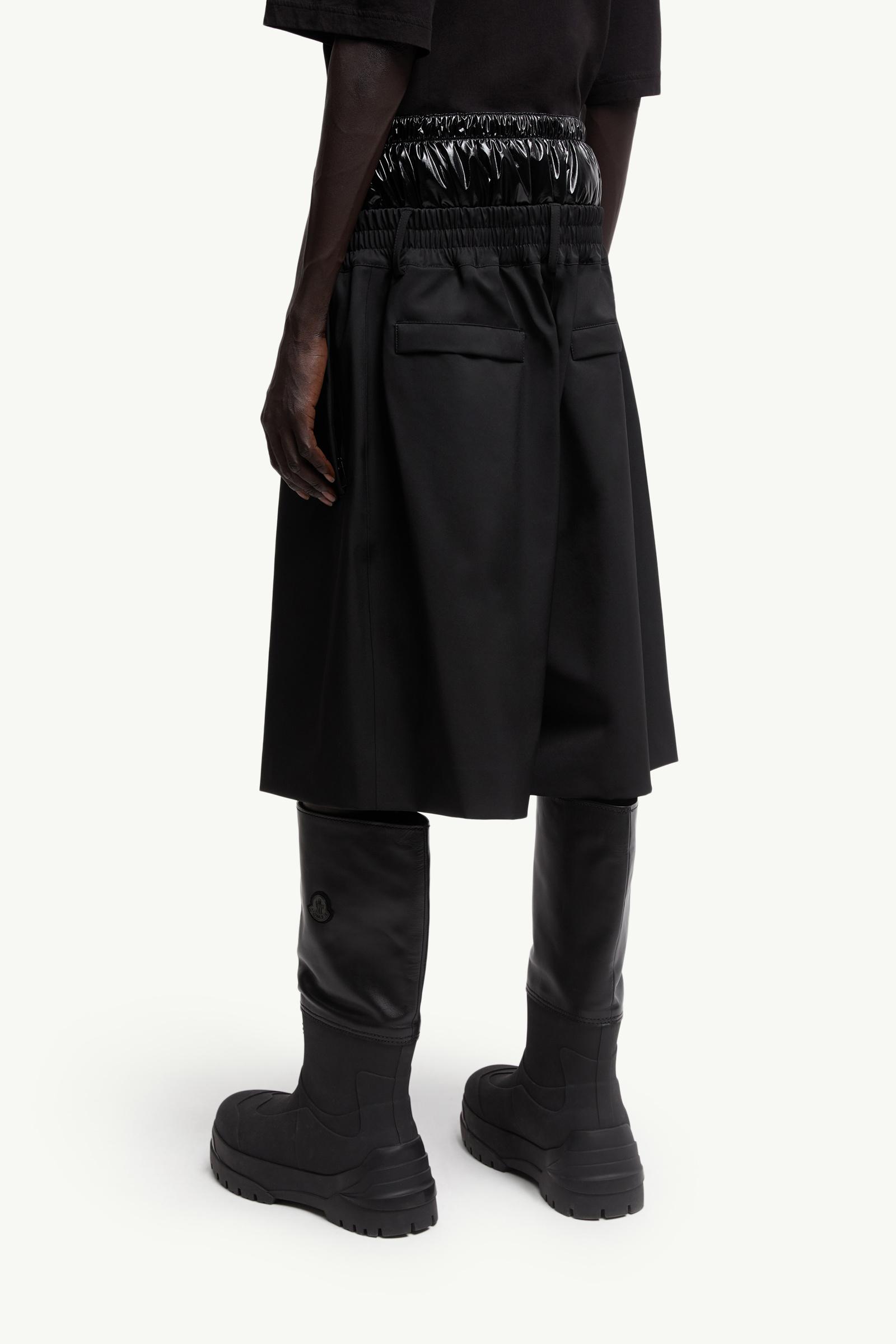 Moncler Moncler X A$Ap Rocky Logo Print Shorts Black Black
