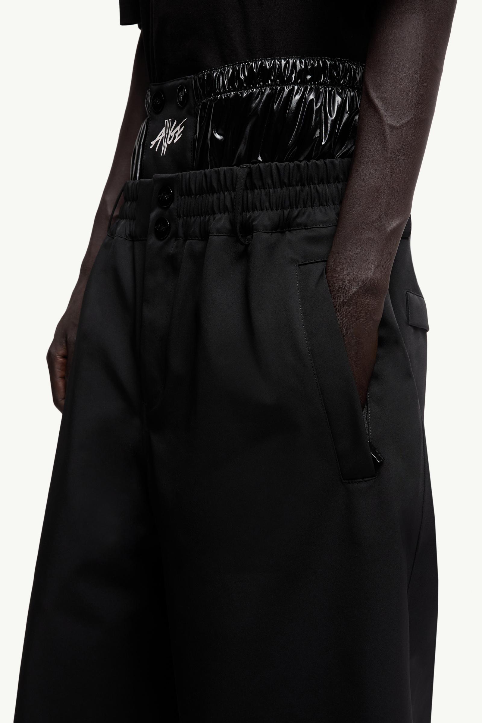 Moncler Moncler X A$Ap Rocky Logo Print Shorts Black Black