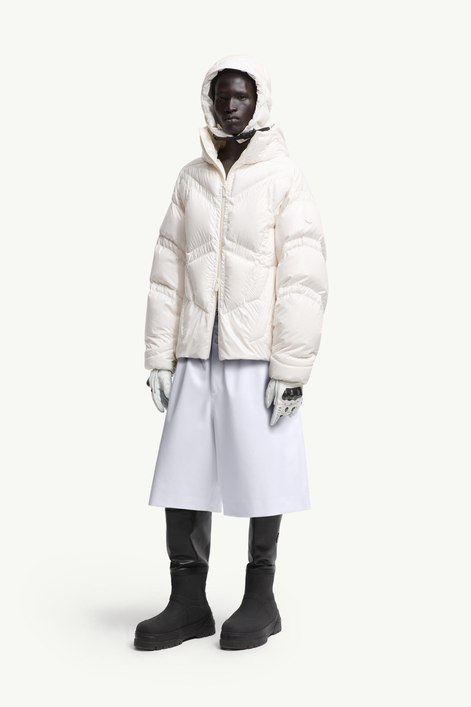Moncler Moncler X A$Ap Rocky Logo Print Shorts White White