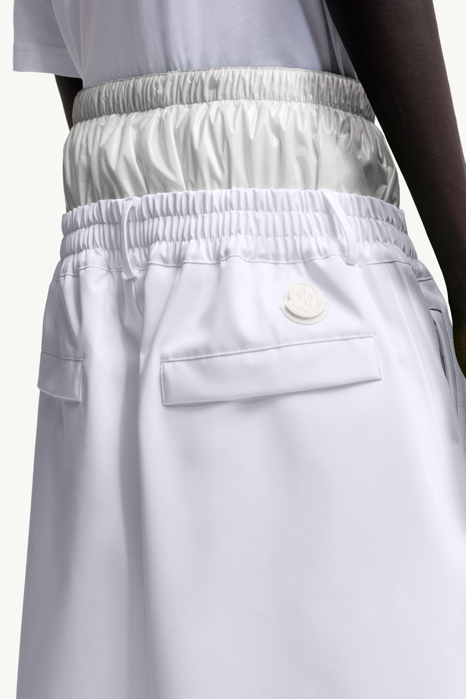 Moncler Moncler X A$Ap Rocky Logo Print Shorts White White