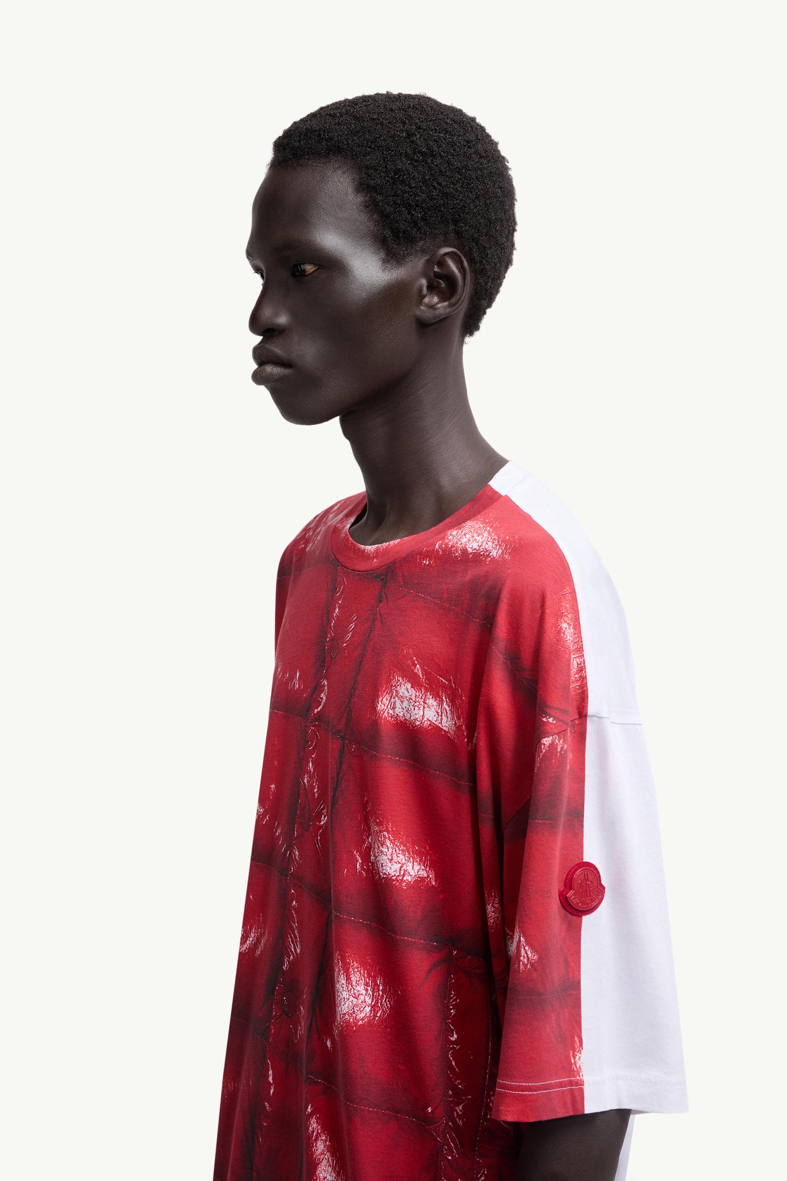 Moncler Moncler X A$Ap Rocky Cotton T-Shirt Red Red