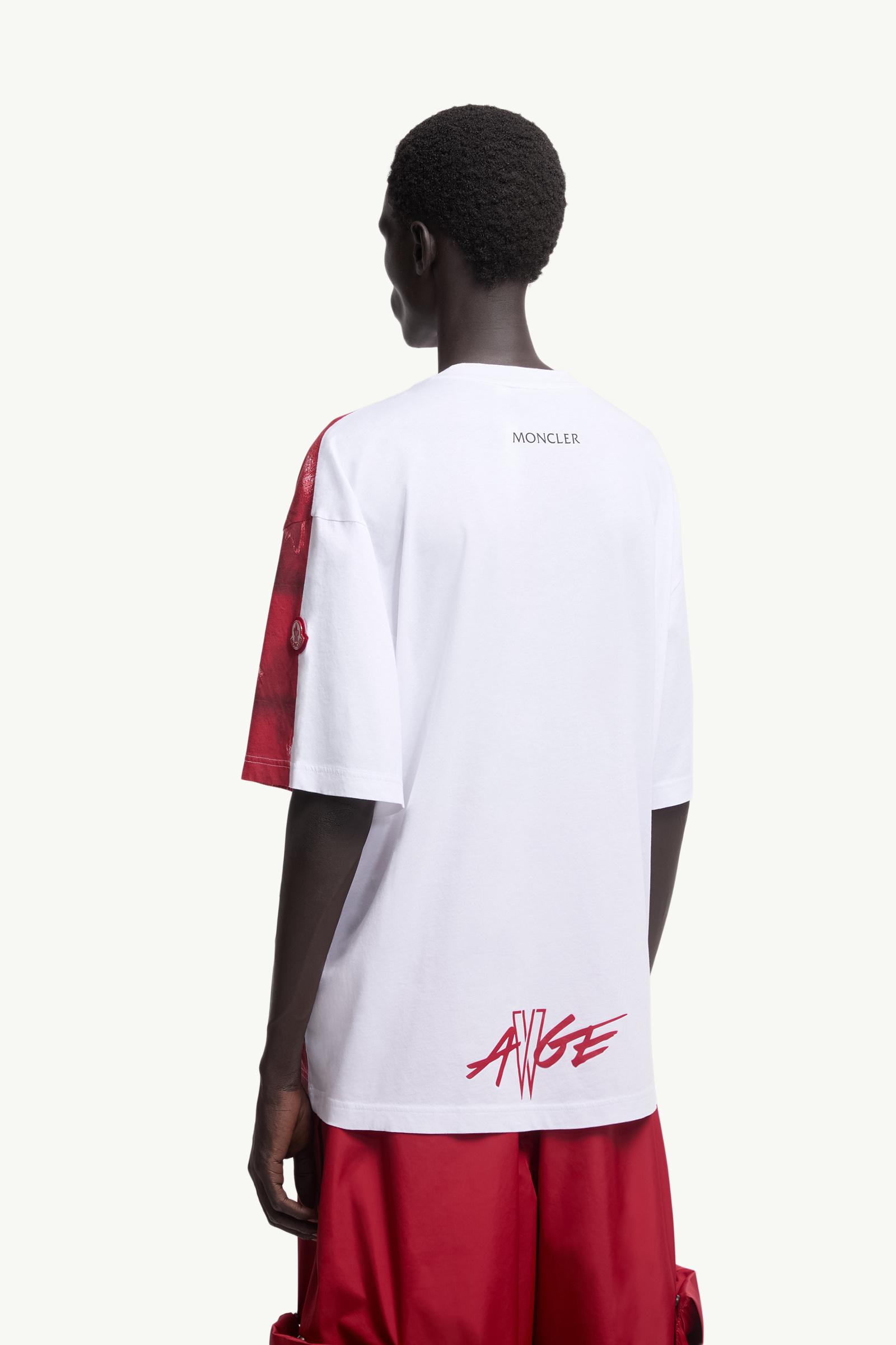 Moncler Moncler X A$Ap Rocky Cotton T-Shirt Red Red