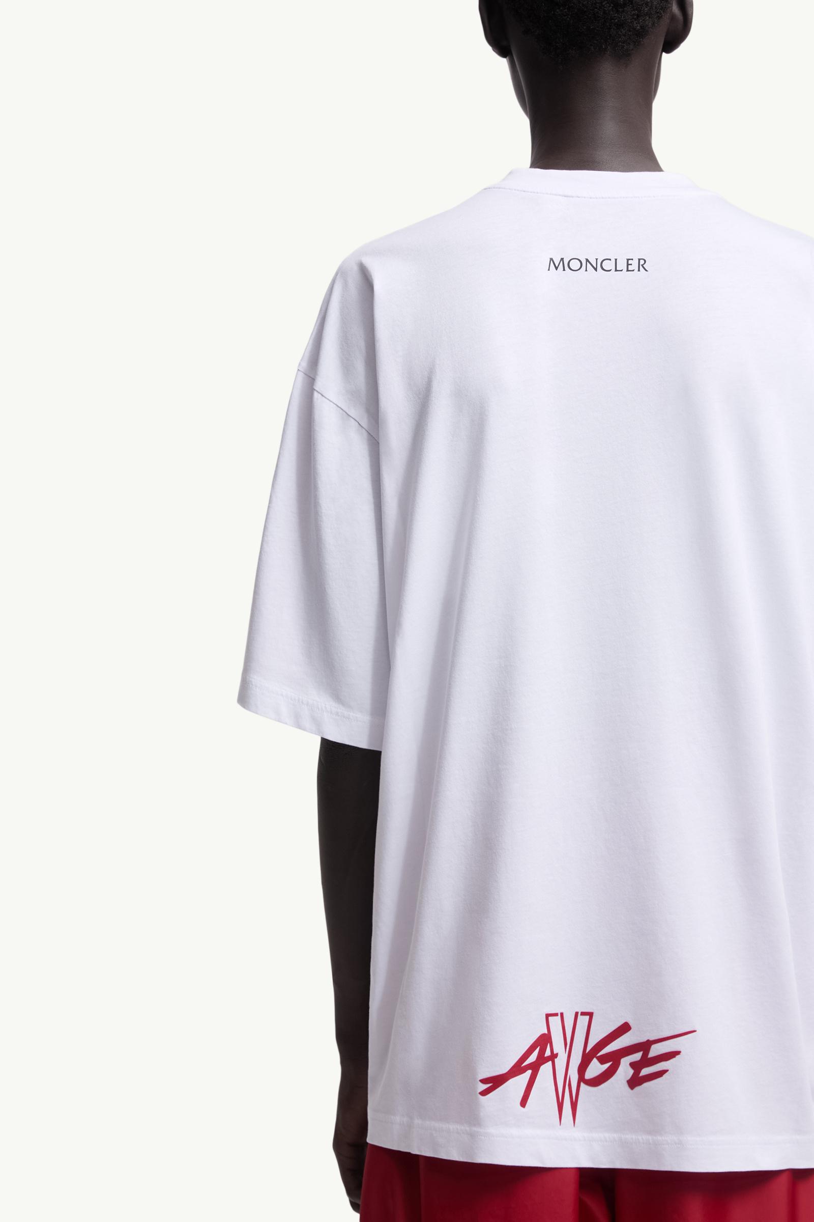Moncler Moncler X A$Ap Rocky Cotton T-Shirt Red Red