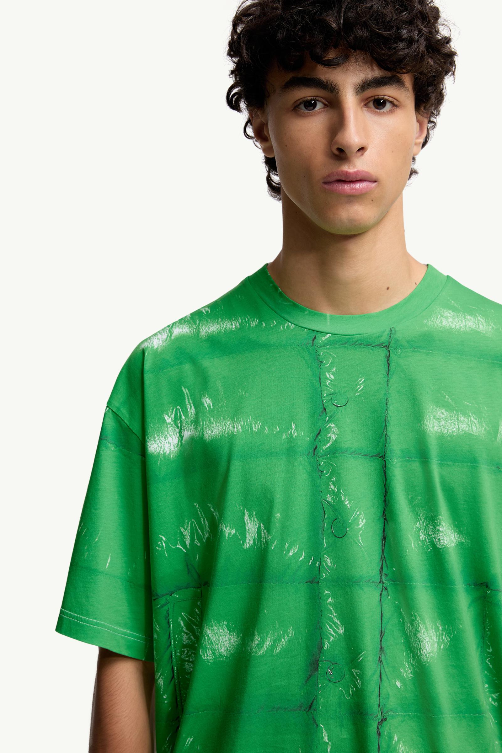 Moncler Moncler X A$Ap Rocky Cotton T-Shirt Bright Green Bright Green