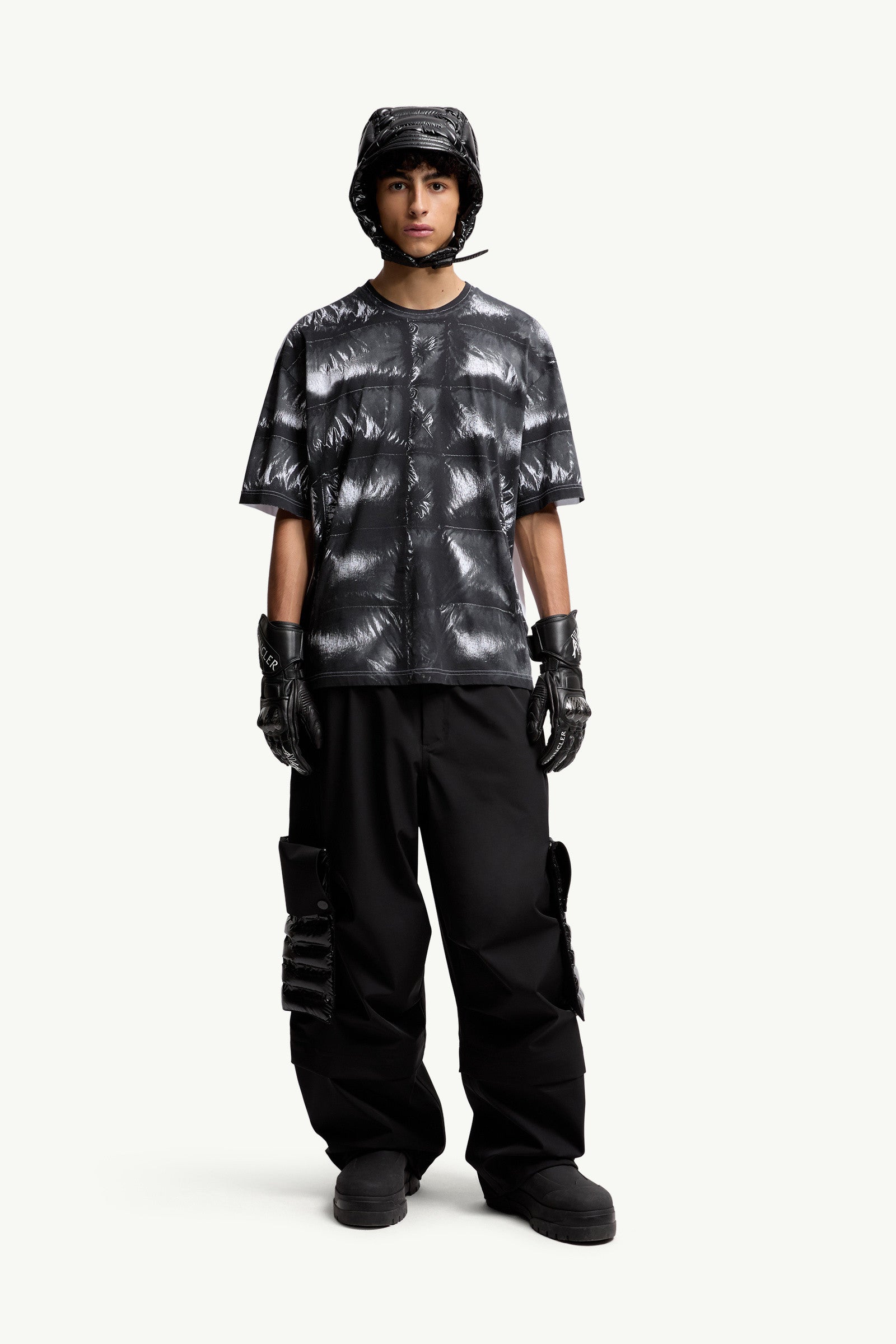 Moncler Moncler X A$Ap Rocky Cotton T-Shirt Black Black