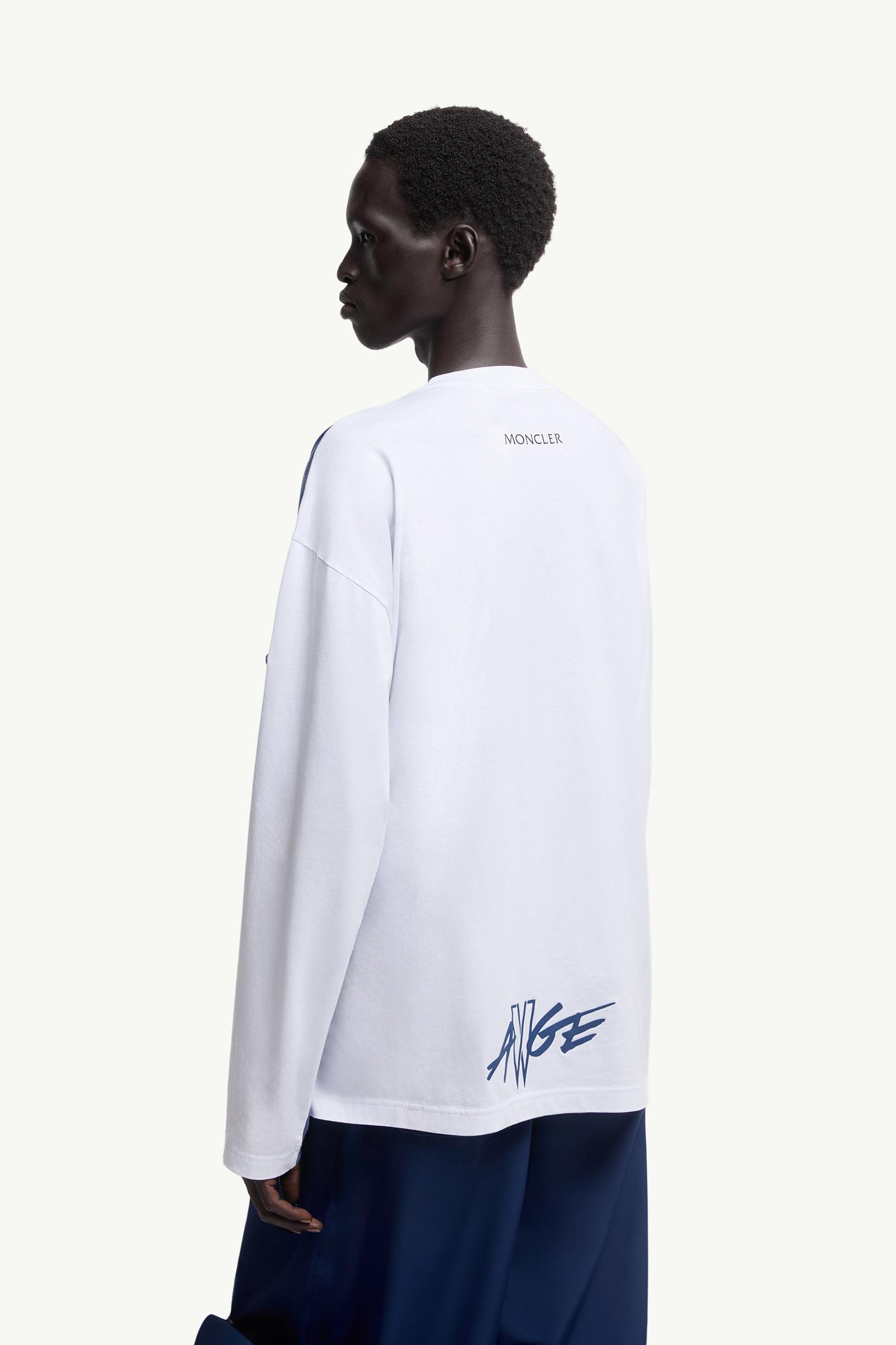 Moncler Moncler X A$Ap Rocky Cotton Long Sleeve T-Shirt Bright Blue Bright Blue