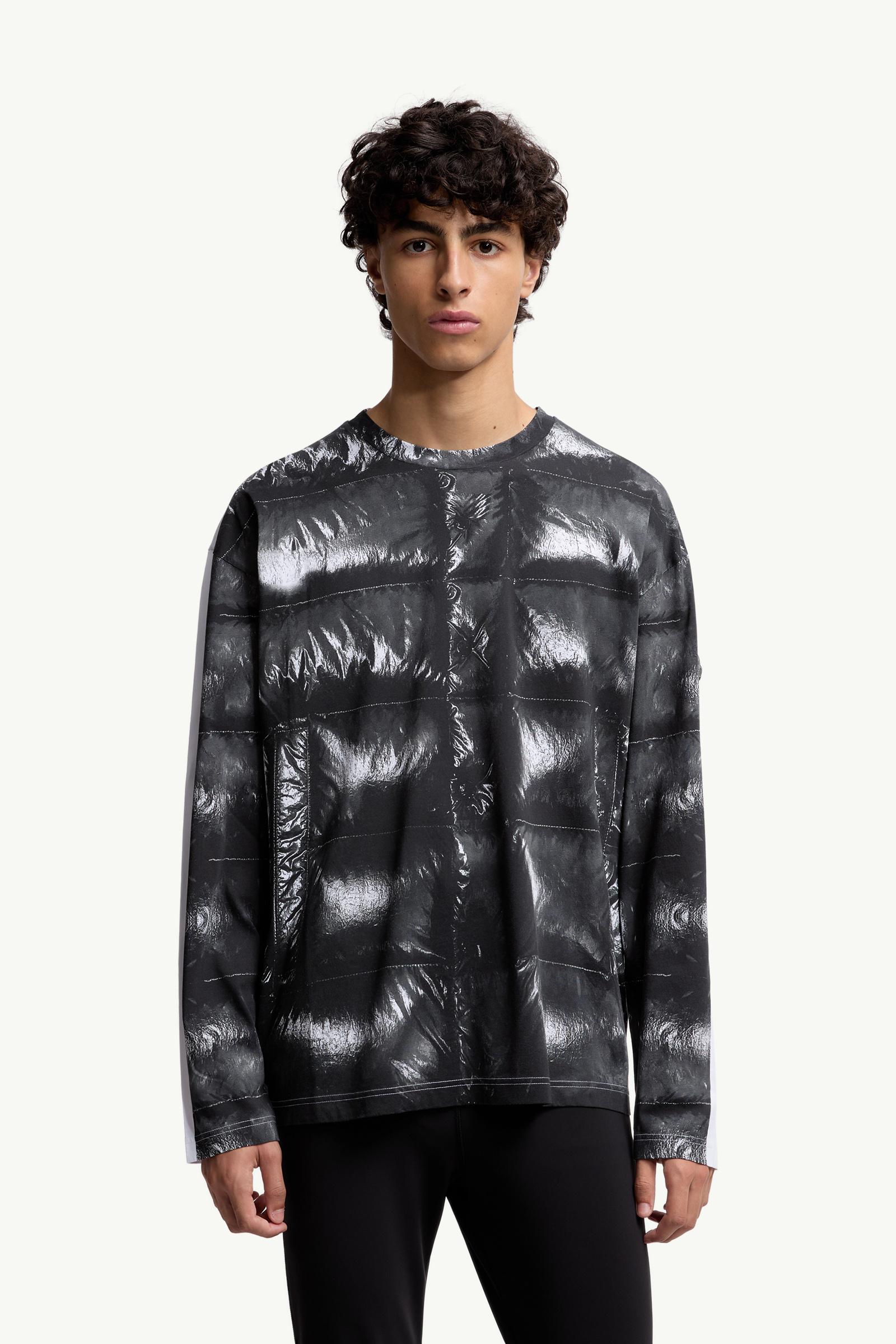 Moncler Moncler X A$Ap Rocky Cotton Long Sleeve T-Shirt Black Black