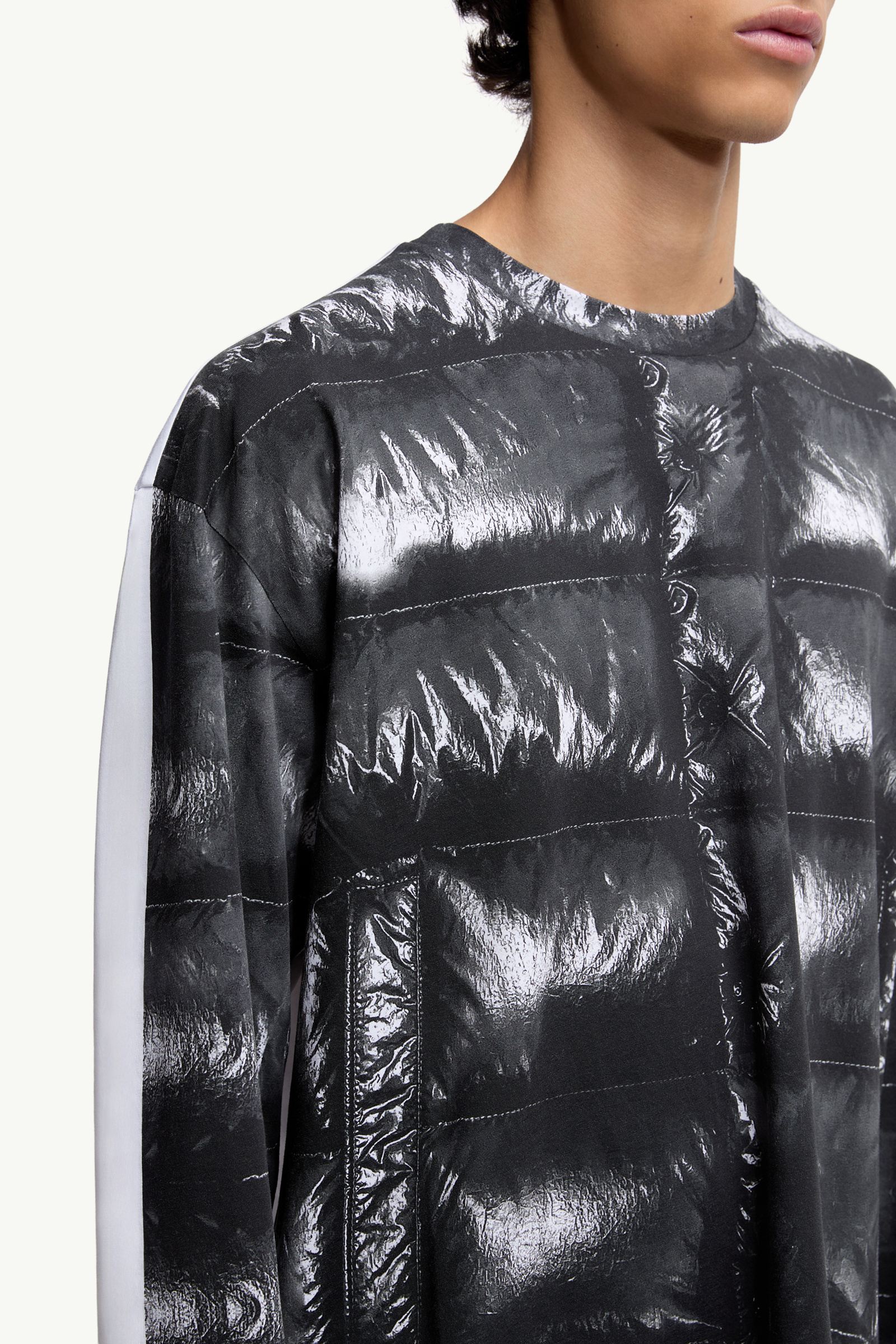 Moncler Moncler X A$Ap Rocky Cotton Long Sleeve T-Shirt Black Black