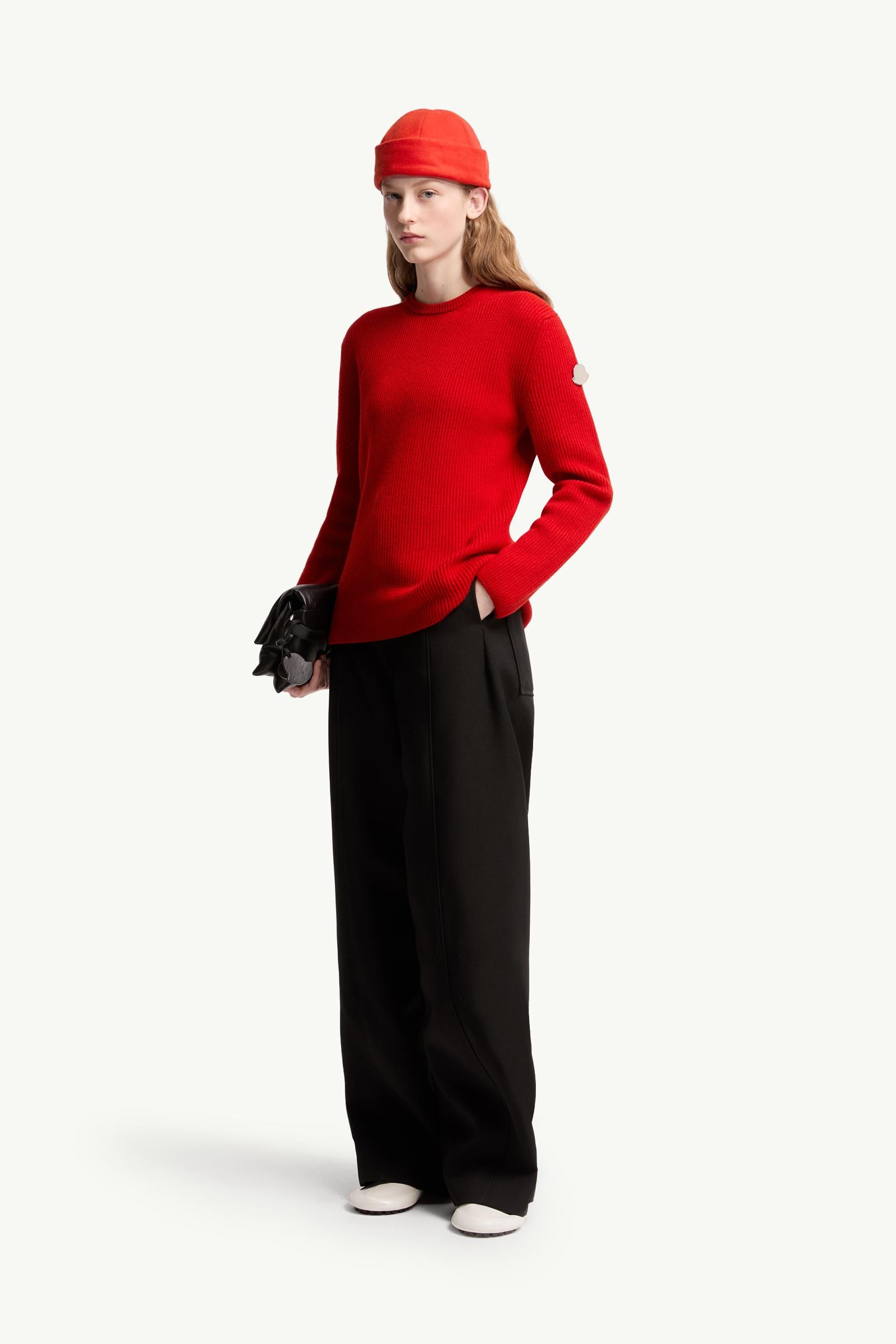 Moncler Moncler + Jil Sander Wool Sweater Red Red