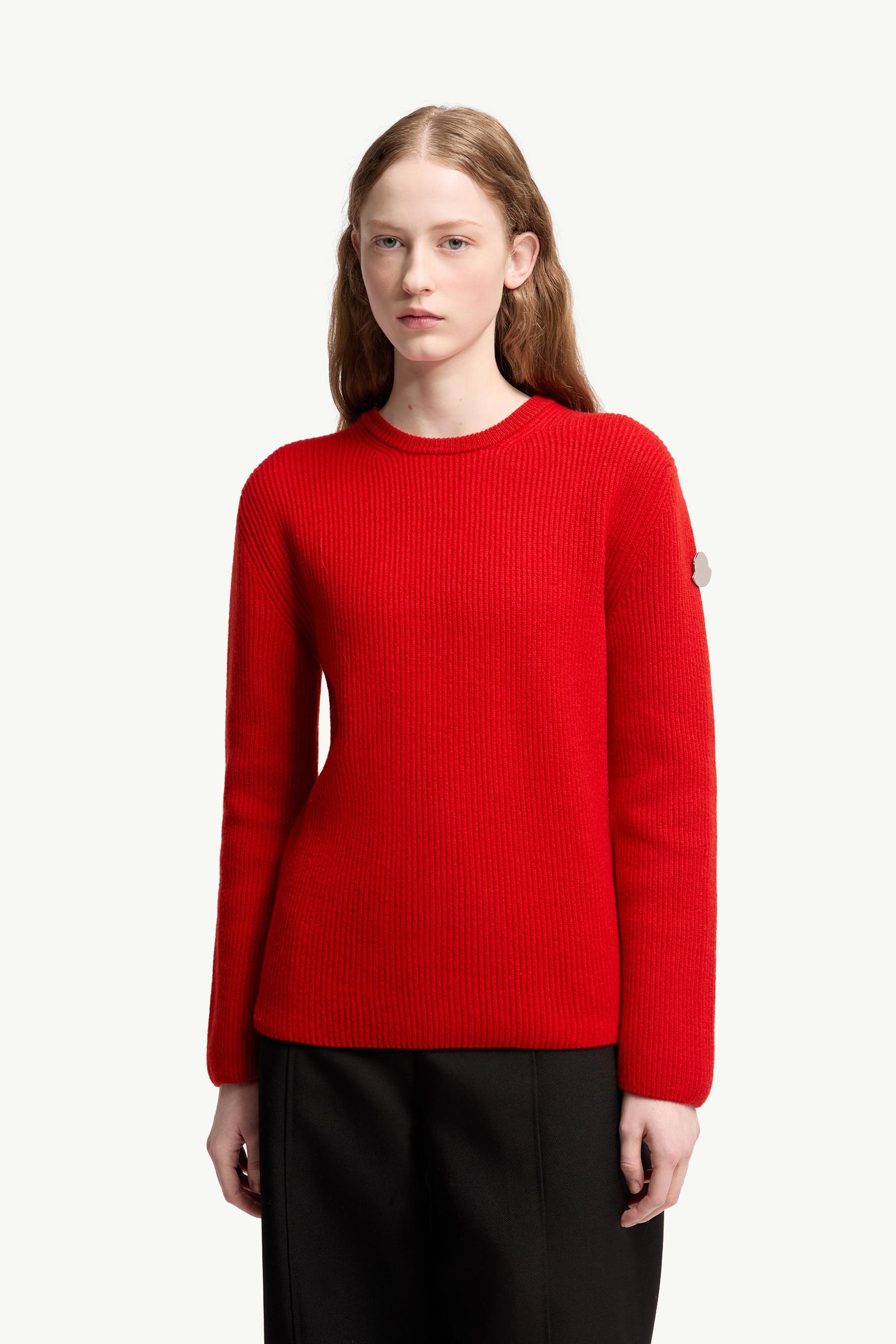 Moncler Moncler + Jil Sander Wool Sweater Red Red