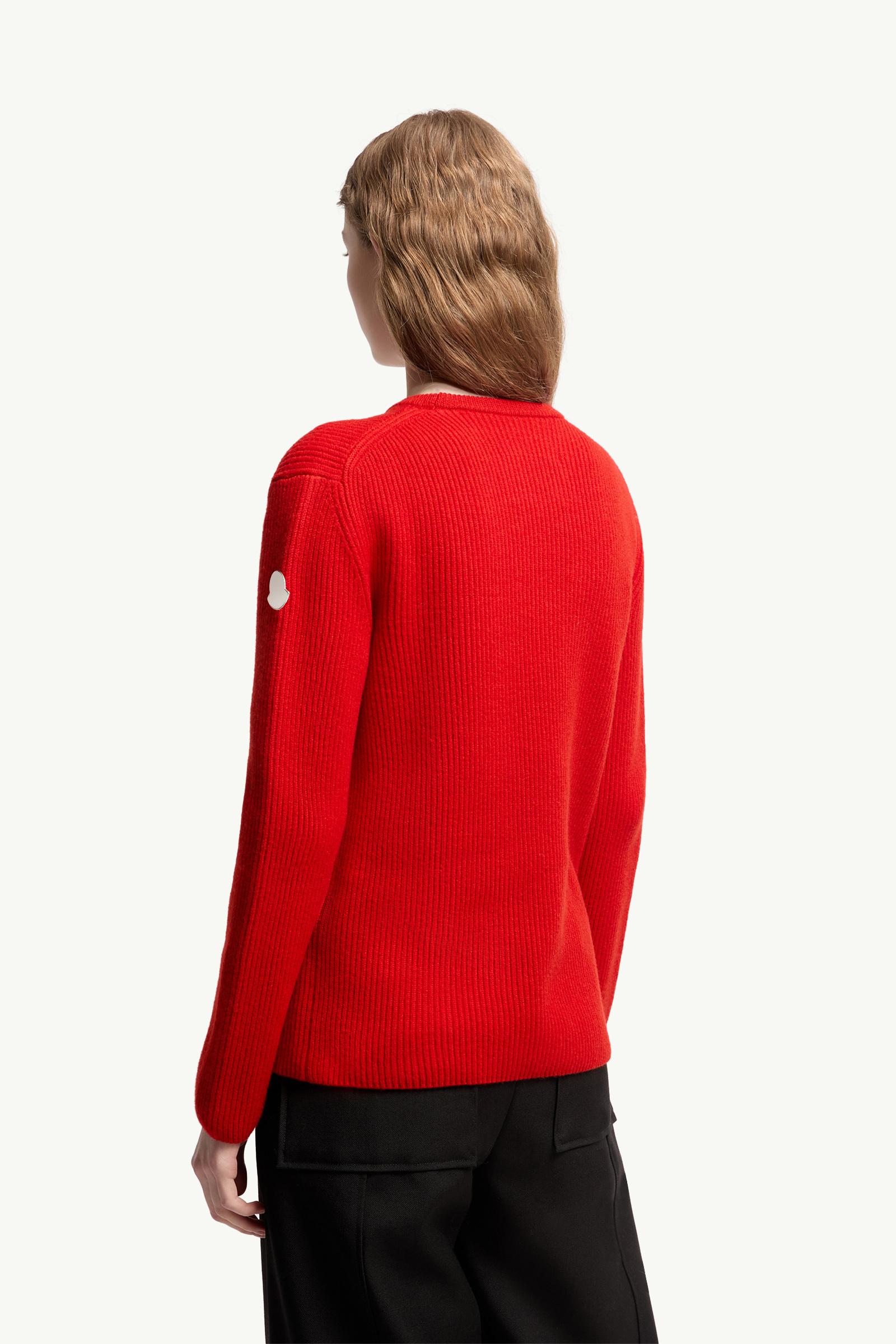 Moncler Moncler + Jil Sander Wool Sweater Red Red