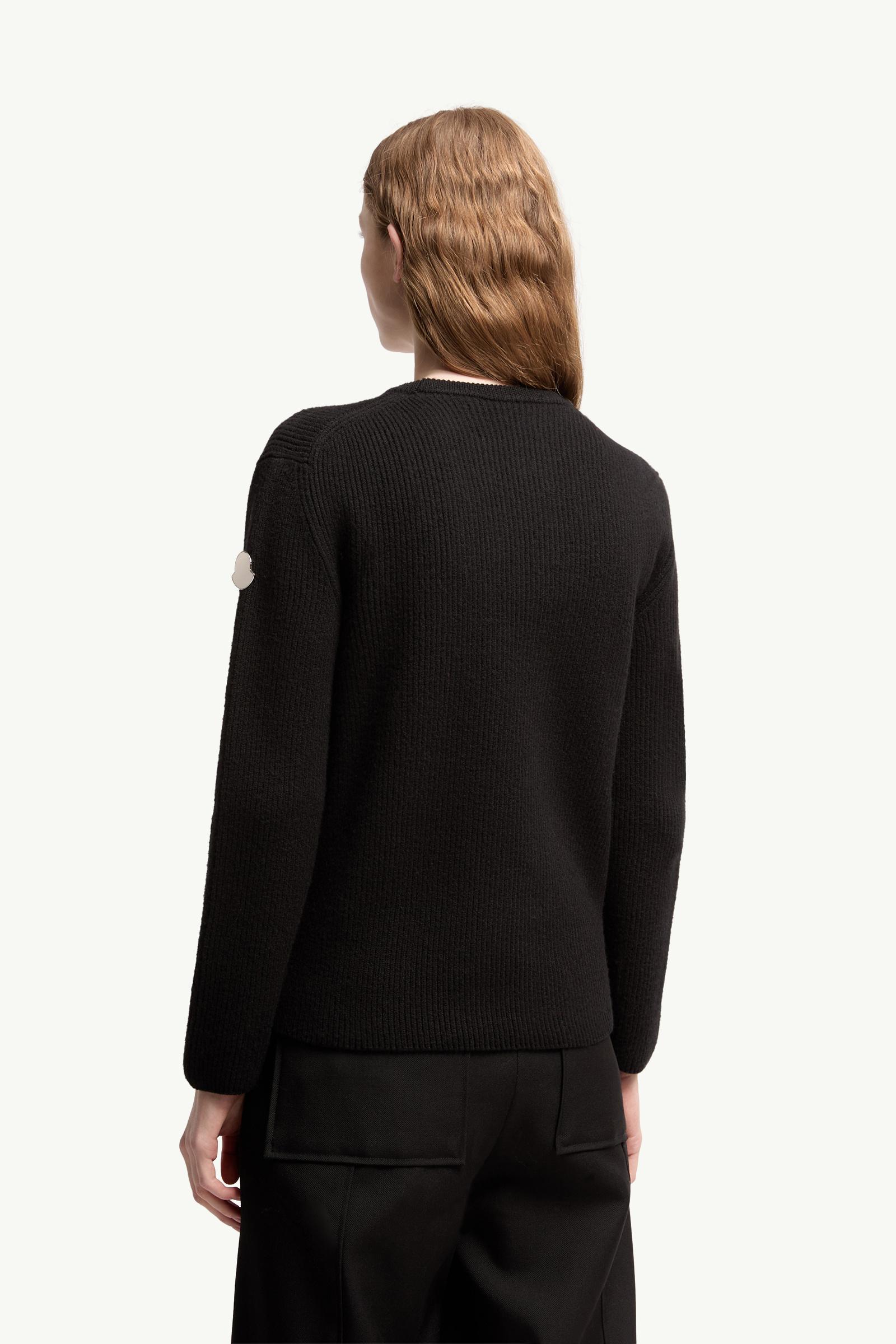 Moncler Moncler + Jil Sander Wool Sweater Black Black