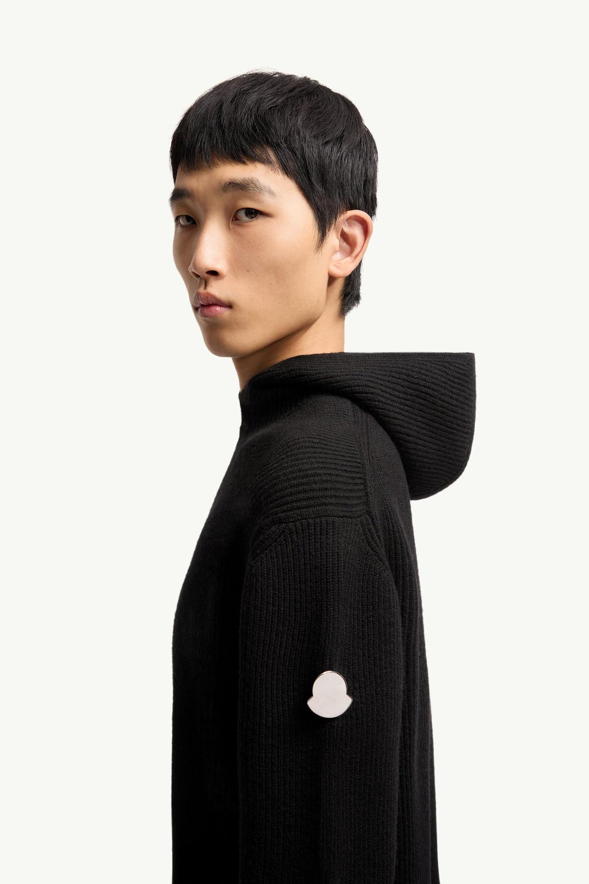 Moncler Moncler + Jil Sander Wool Hoodie Black Black