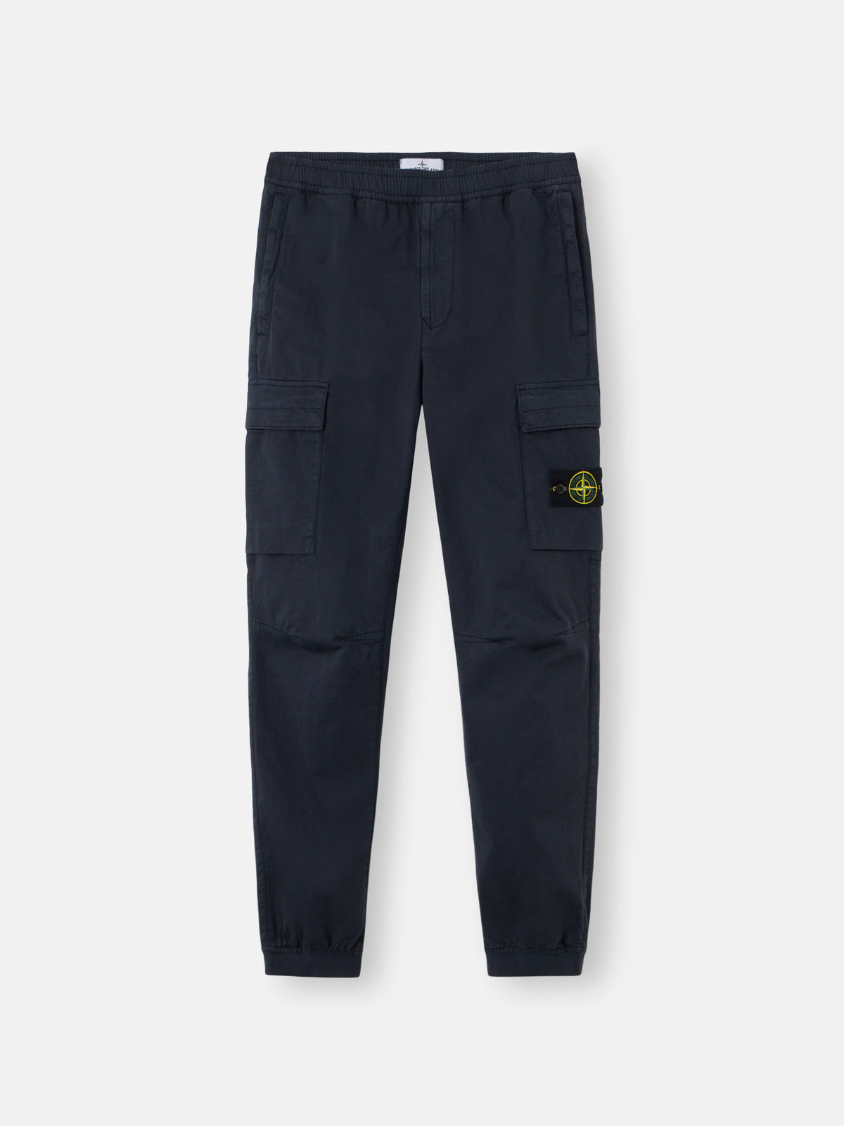 Stone Island Regular-Tapered-Fit Cargo Trousers with Elasticated Waistband 3100033