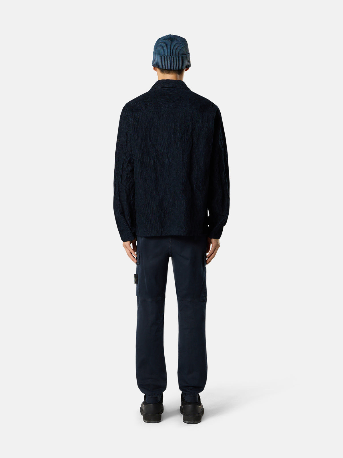 Stone Island Regular-Tapered-Fit Cargo Trousers with Elasticated Waistband 3100033