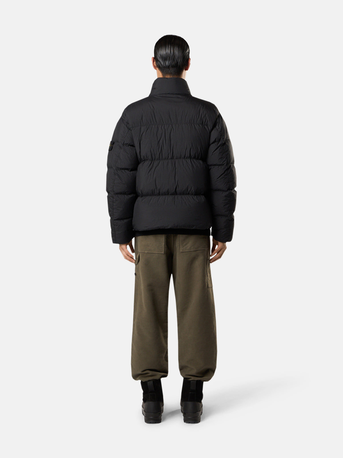 Stone Island Down Jacket with Wind Resistance and Anti-Drop 4100109