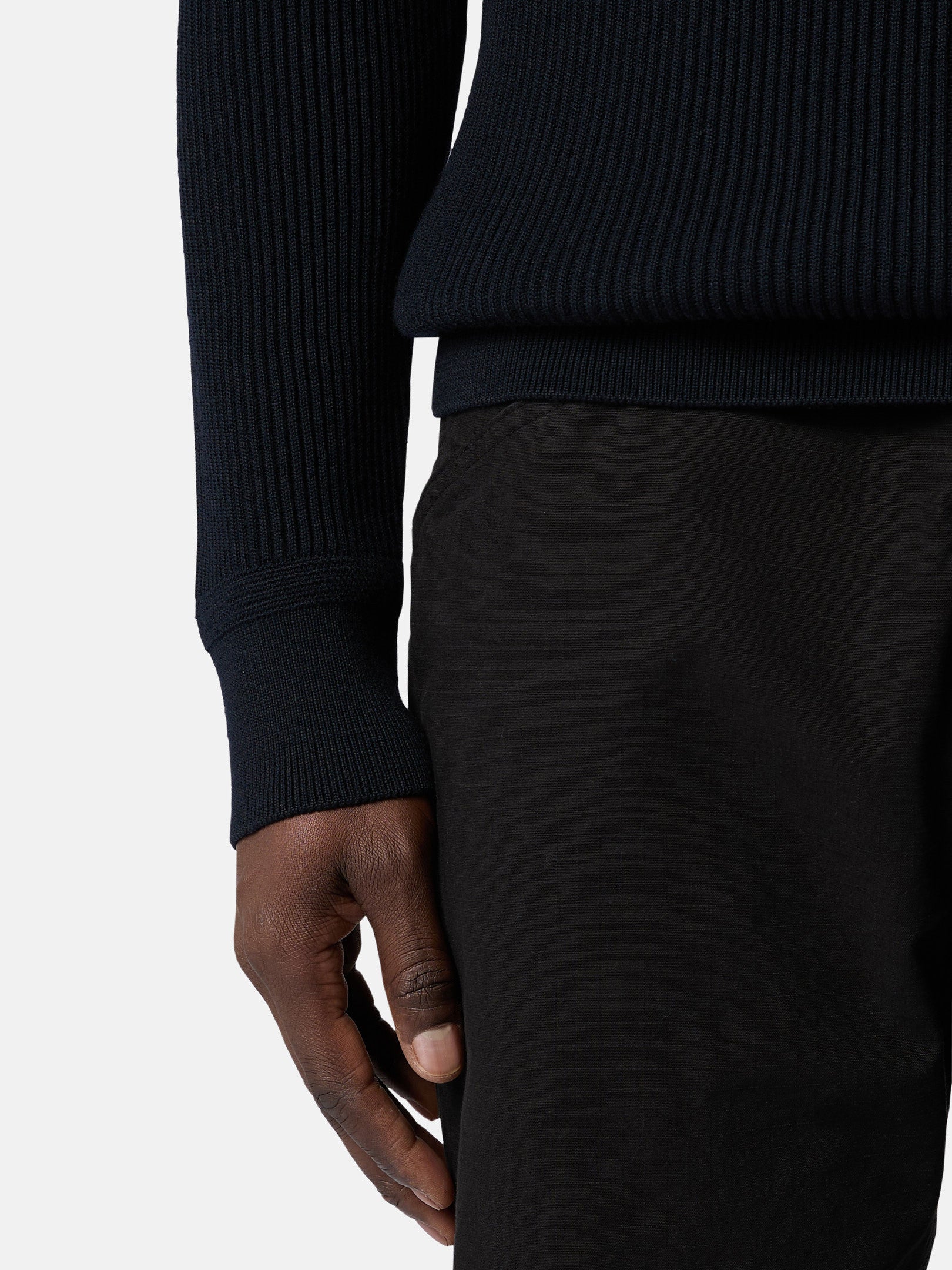 Stone Island Crewneck Jumper with Ribbed Trims 5100053