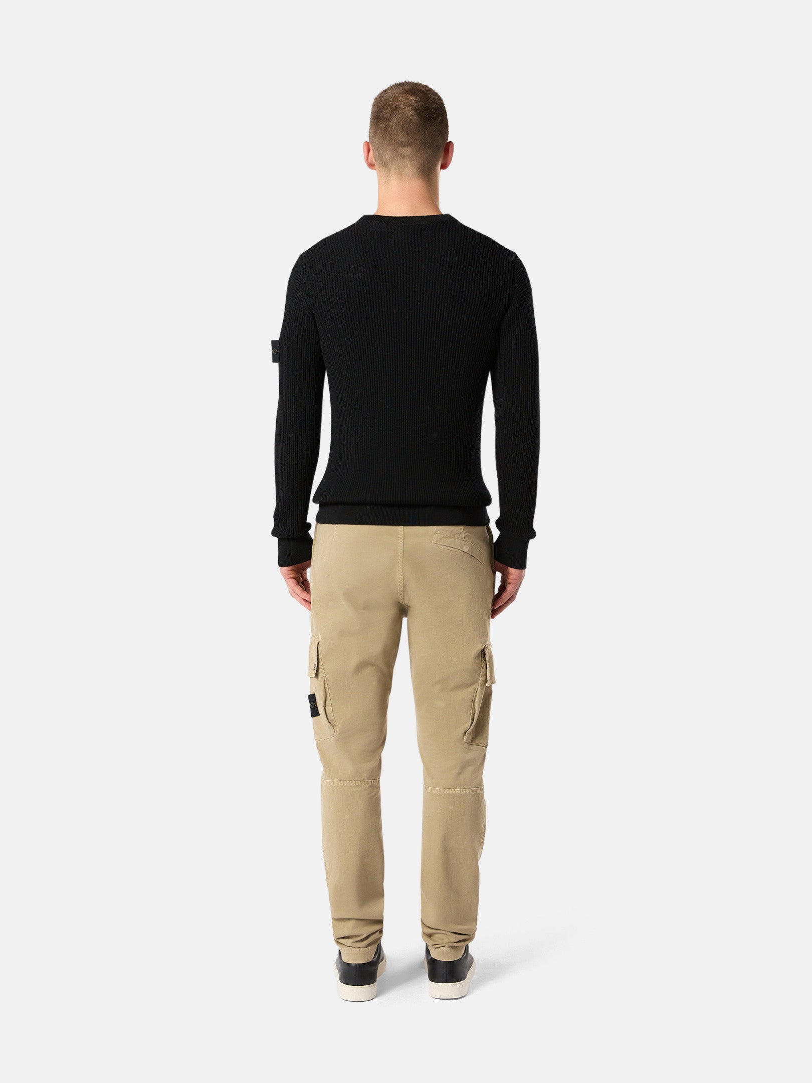Stone Island Crewneck Jumper with Ribbed Trims 5100053