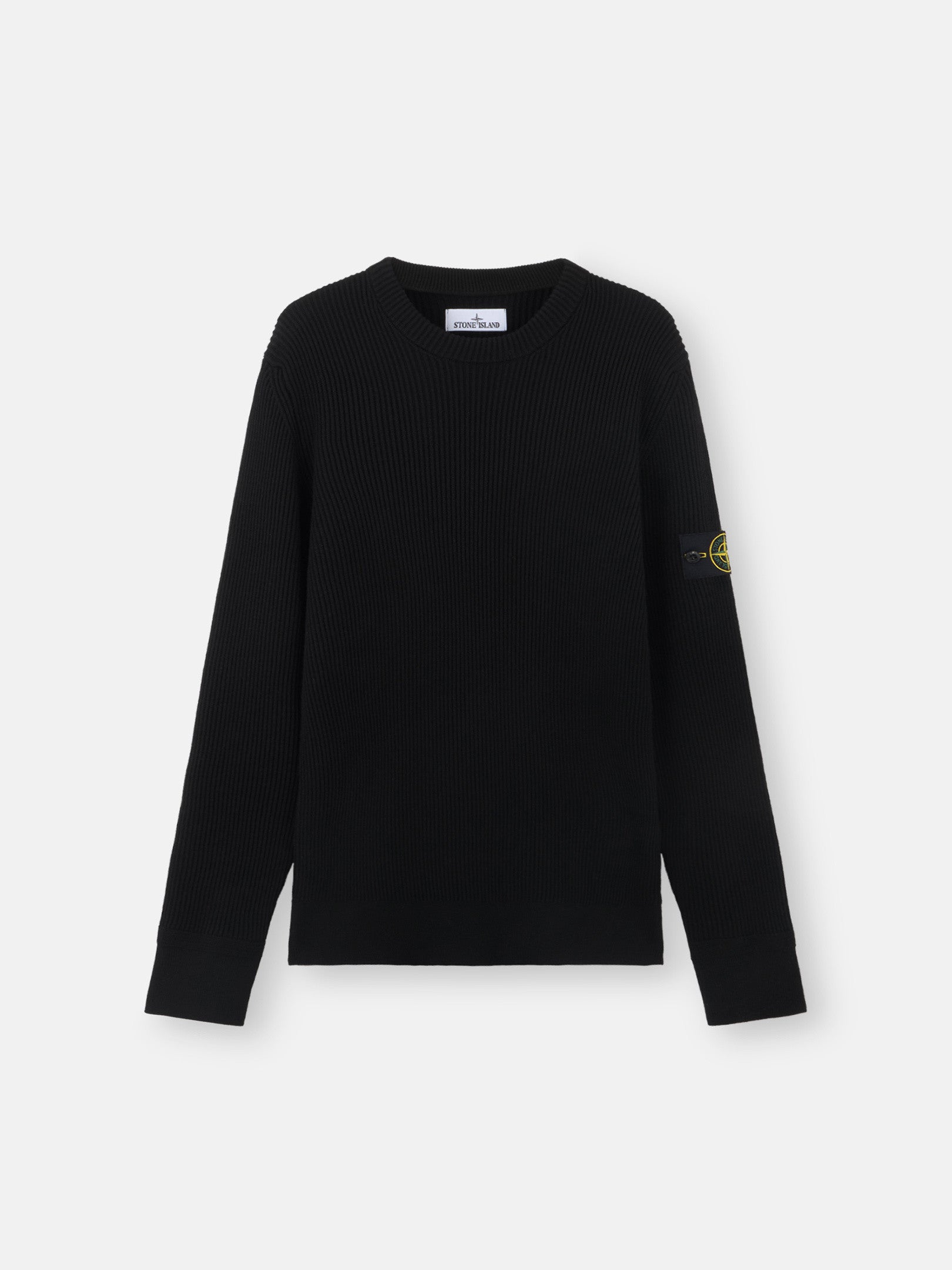 Stone Island Crewneck Jumper with Ribbed Trims 5100053