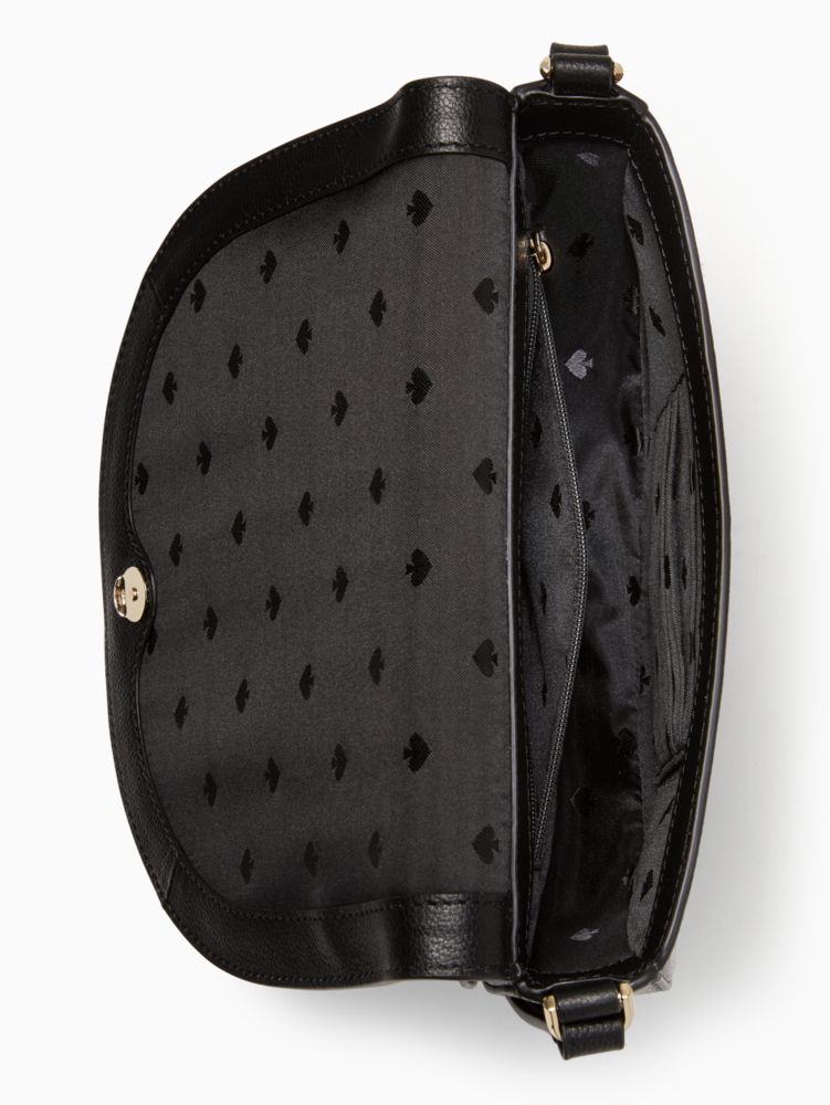 KateSpade Luna Crescent Crossbody Black
